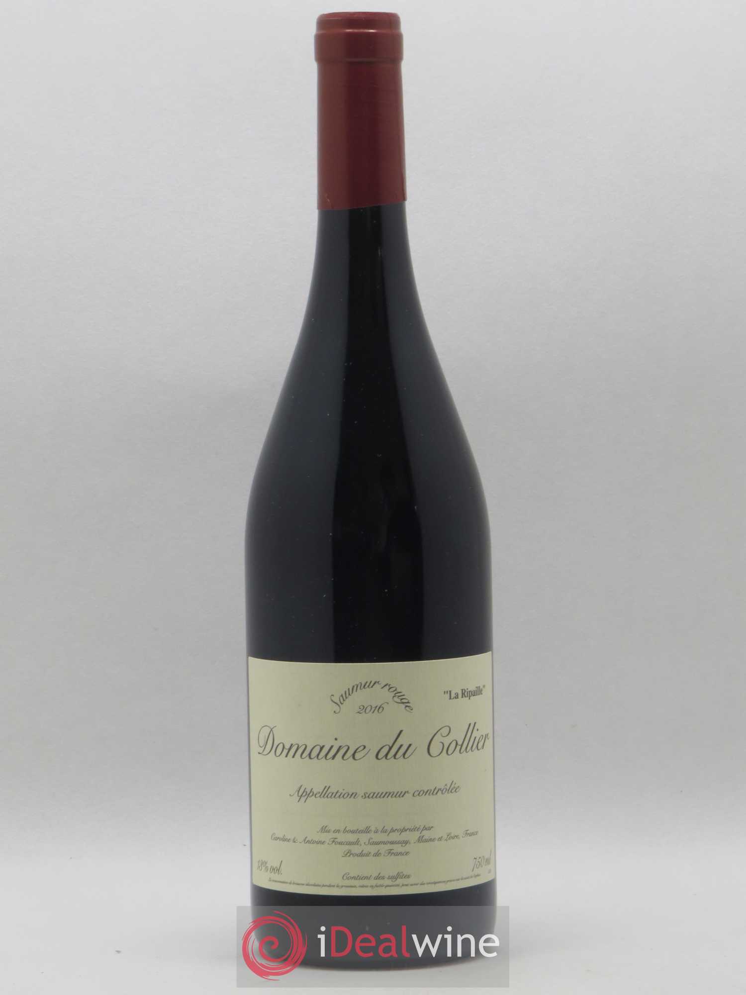 Saumur La Ripaille Domaine du Collier 2016 - Lot de 1 bouteille - 0