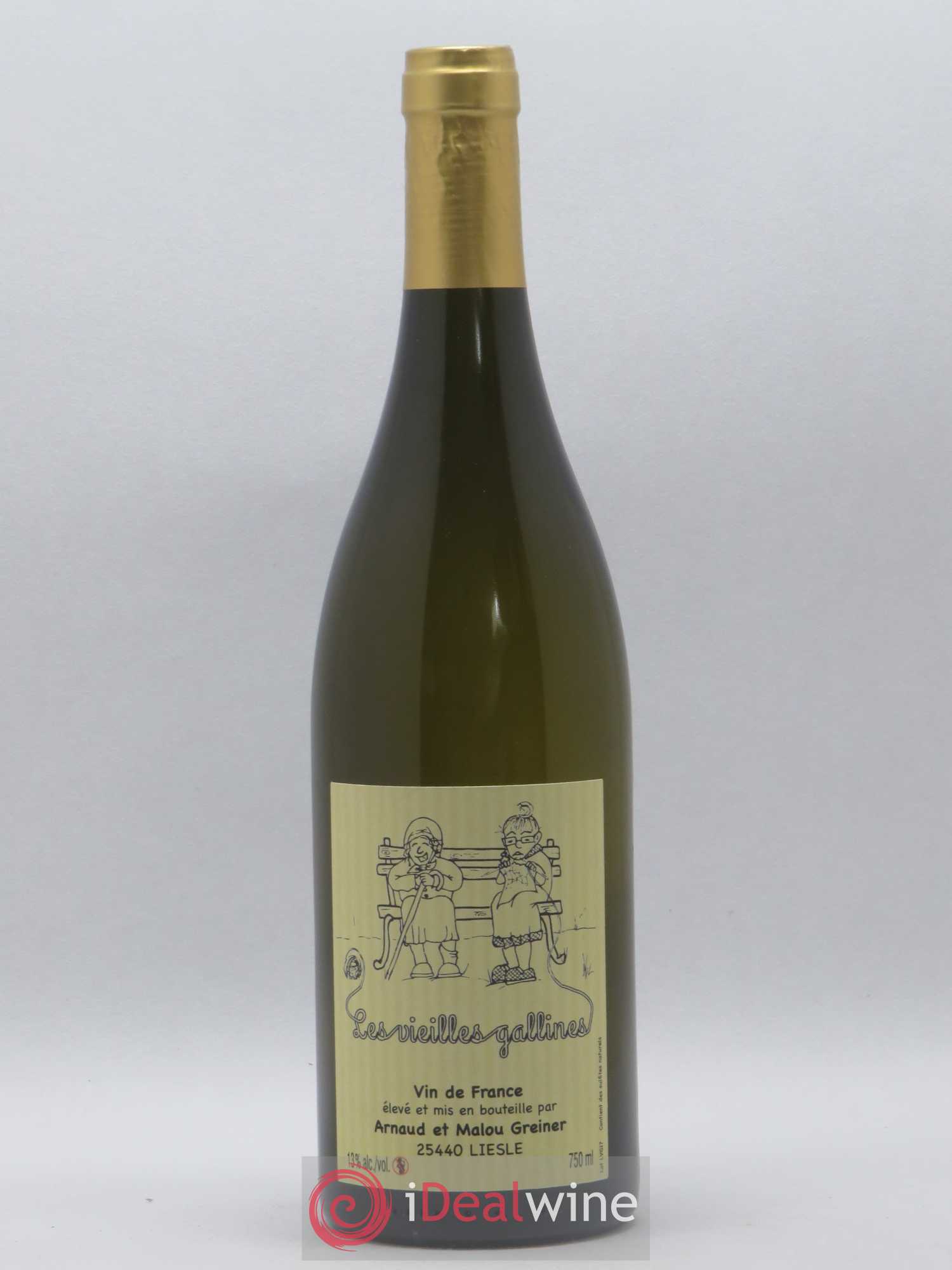 Vin de France Vieilles galines Arnaud Greiner 2017 - Posten von 1 Flasche - 0