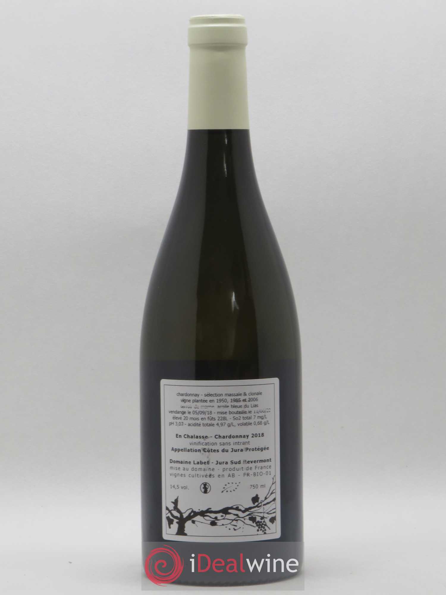 Côtes du Jura Chardonnay En Chalasse Romain - Julien - Charline Labet 2018 - Lot de 1 bouteille - 1