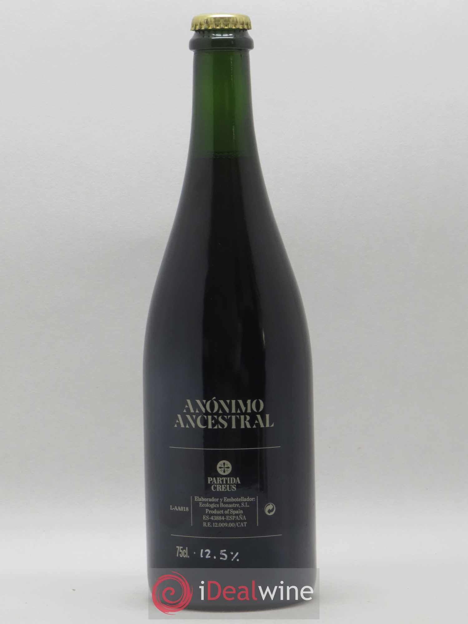Espagne Partida Creus AA Anonimo Ancestral 2018 - Lot de 1 bouteille - 1