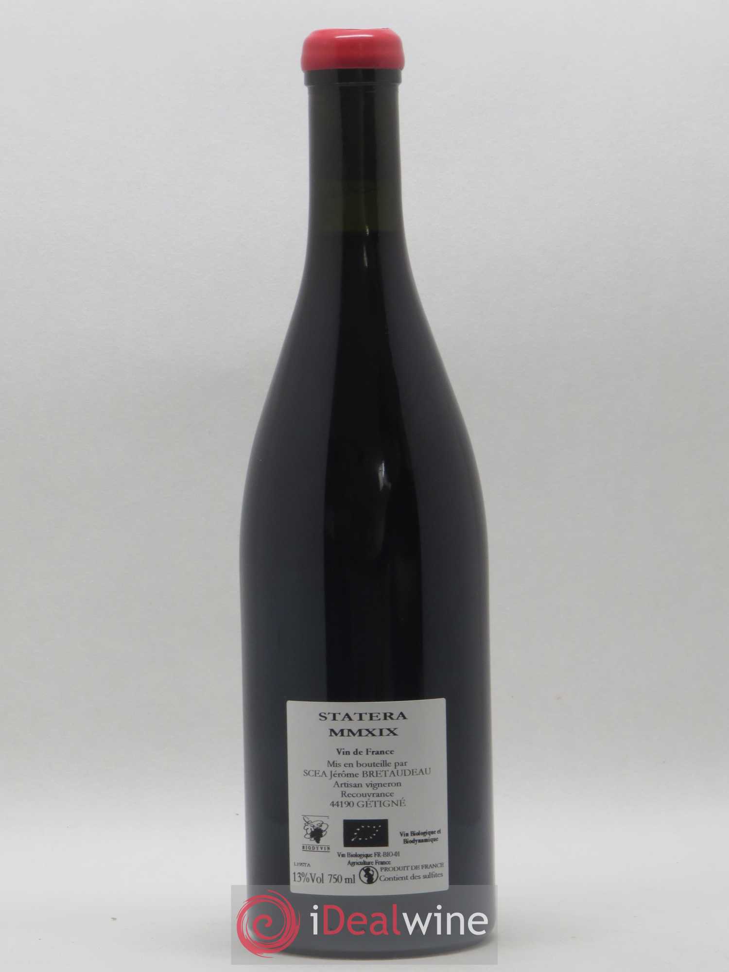 Vin de France Statera Jérôme Bretaudeau - Domaine de Bellevue 2019 - Posten von 1 Flasche - 1