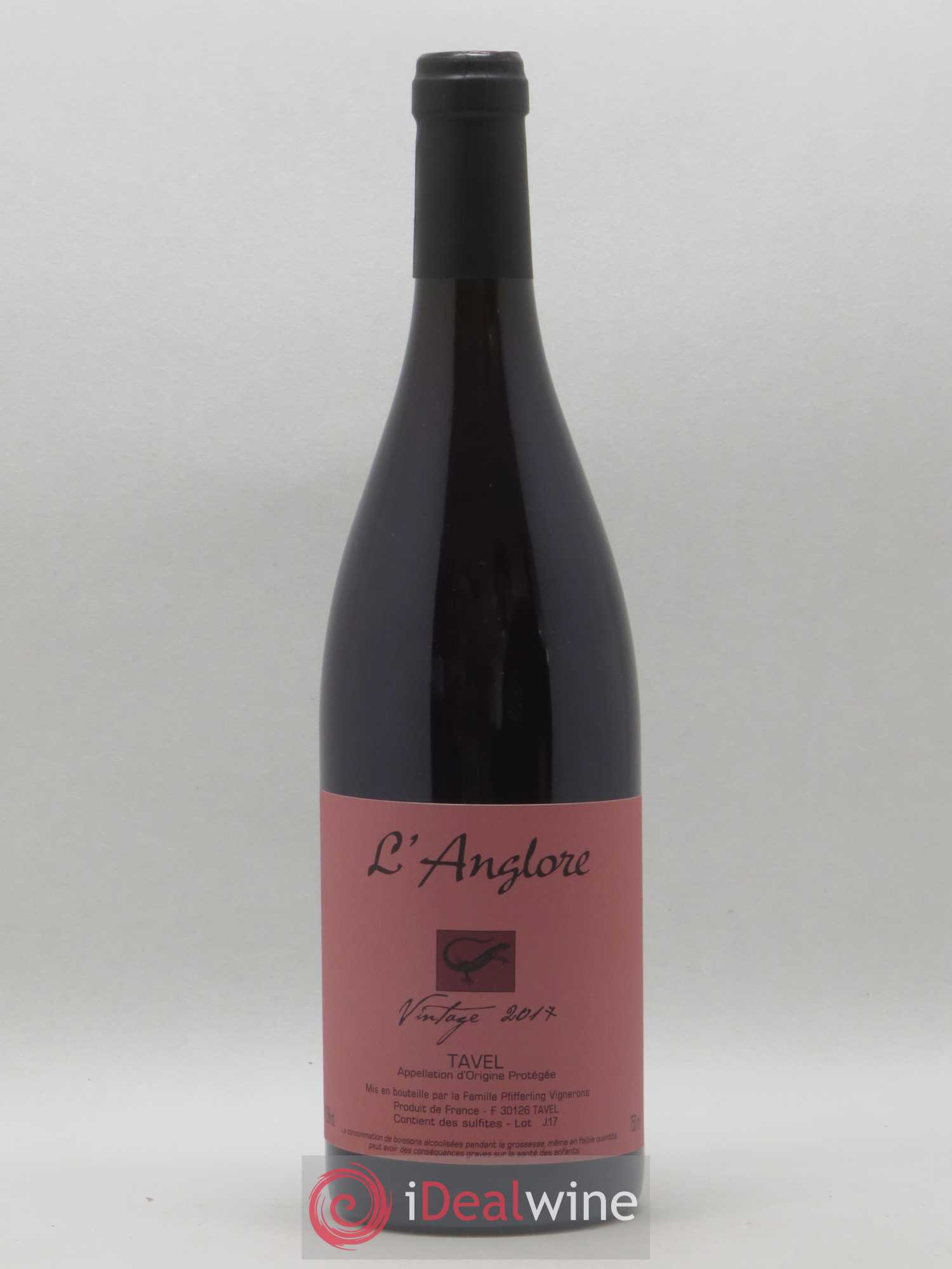 Tavel Vintage L'Anglore 2017 - Lot de 1 bouteille - 0