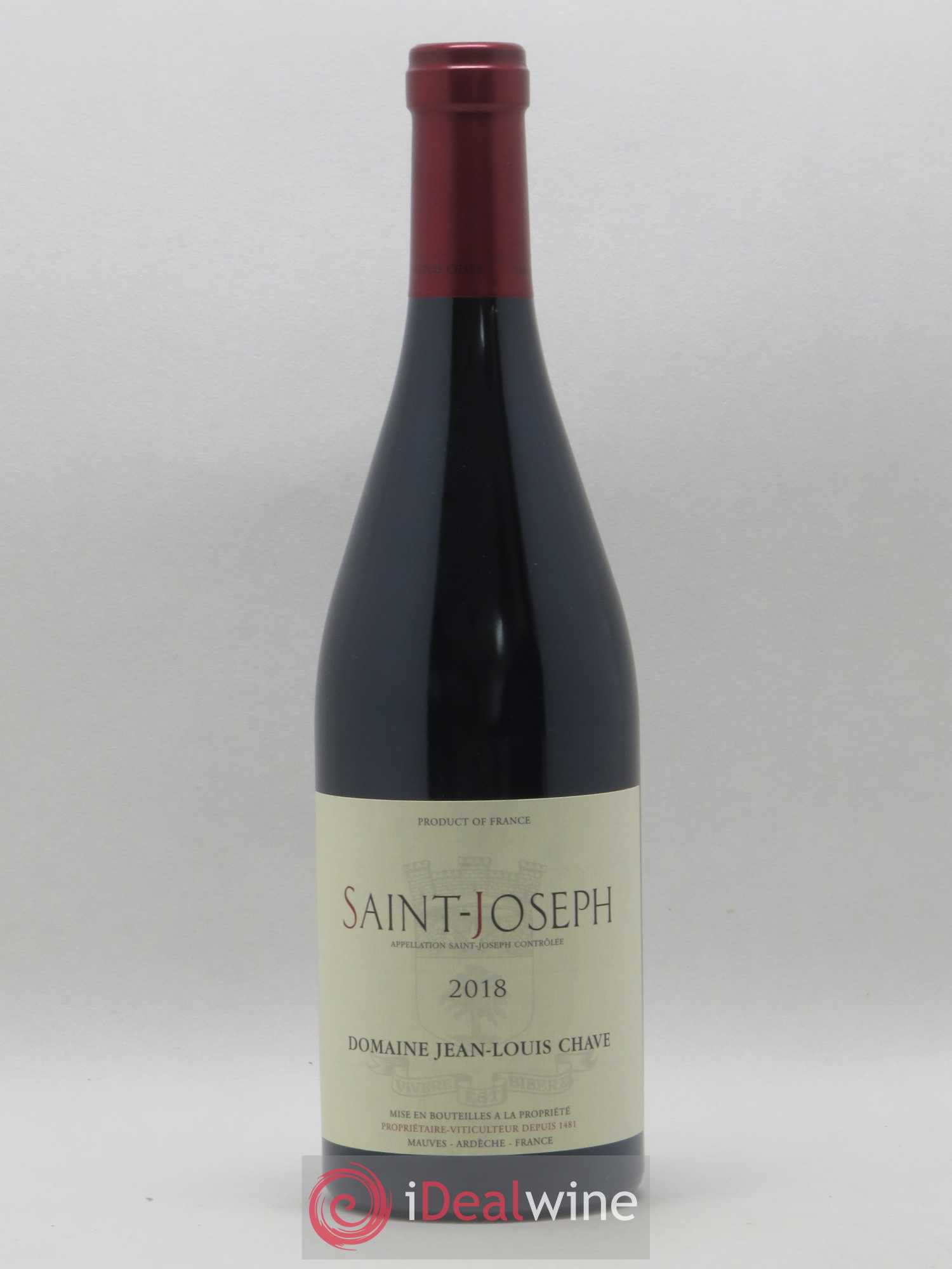 Saint-Joseph Jean-Louis Chave 2018 - Lot de 1 bouteille - 0