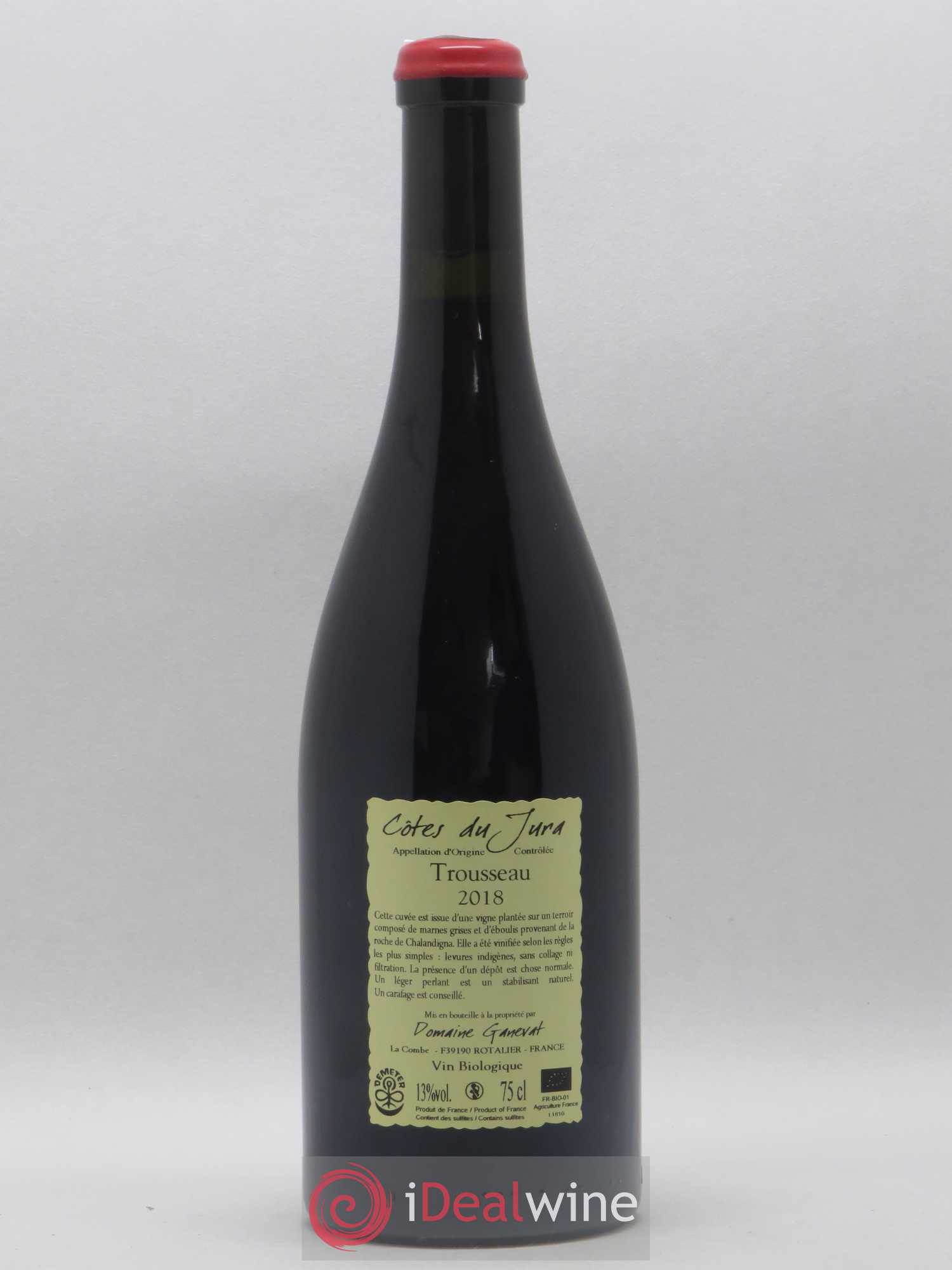 Côtes du Jura Plein Sud Jean-François Ganevat (Domaine) 2018 - Lot de 1 bouteille - 1