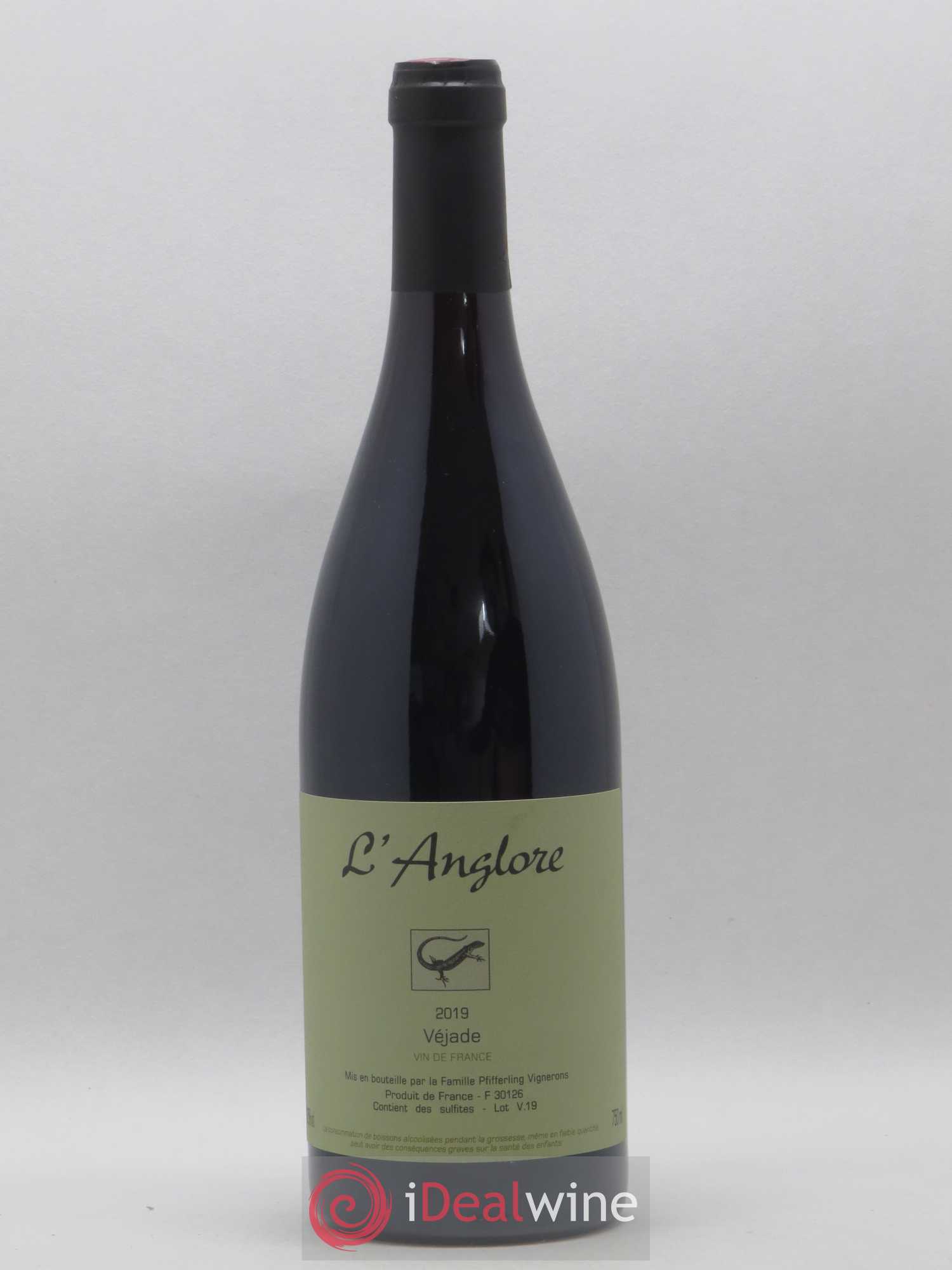 Vin de France Véjade L'Anglore 2019 - Lot de 1 bouteille - 0