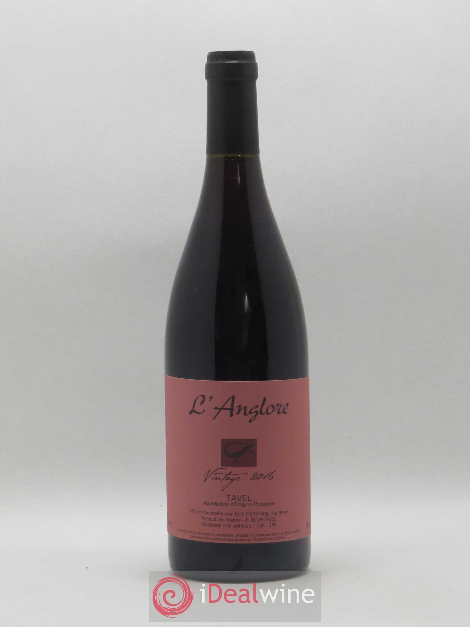 Tavel Vintage L'Anglore 2016 - Lot de 1 bouteille - 0