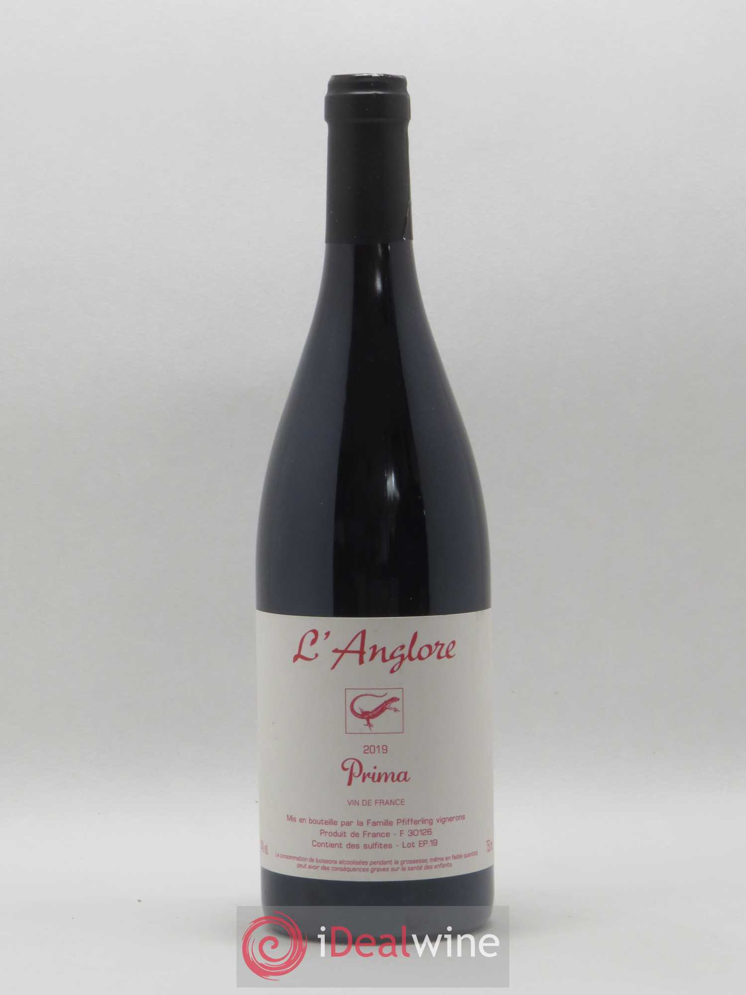 Vin de France Prima L'Anglore 2019 - Posten von 1 Flasche - 0