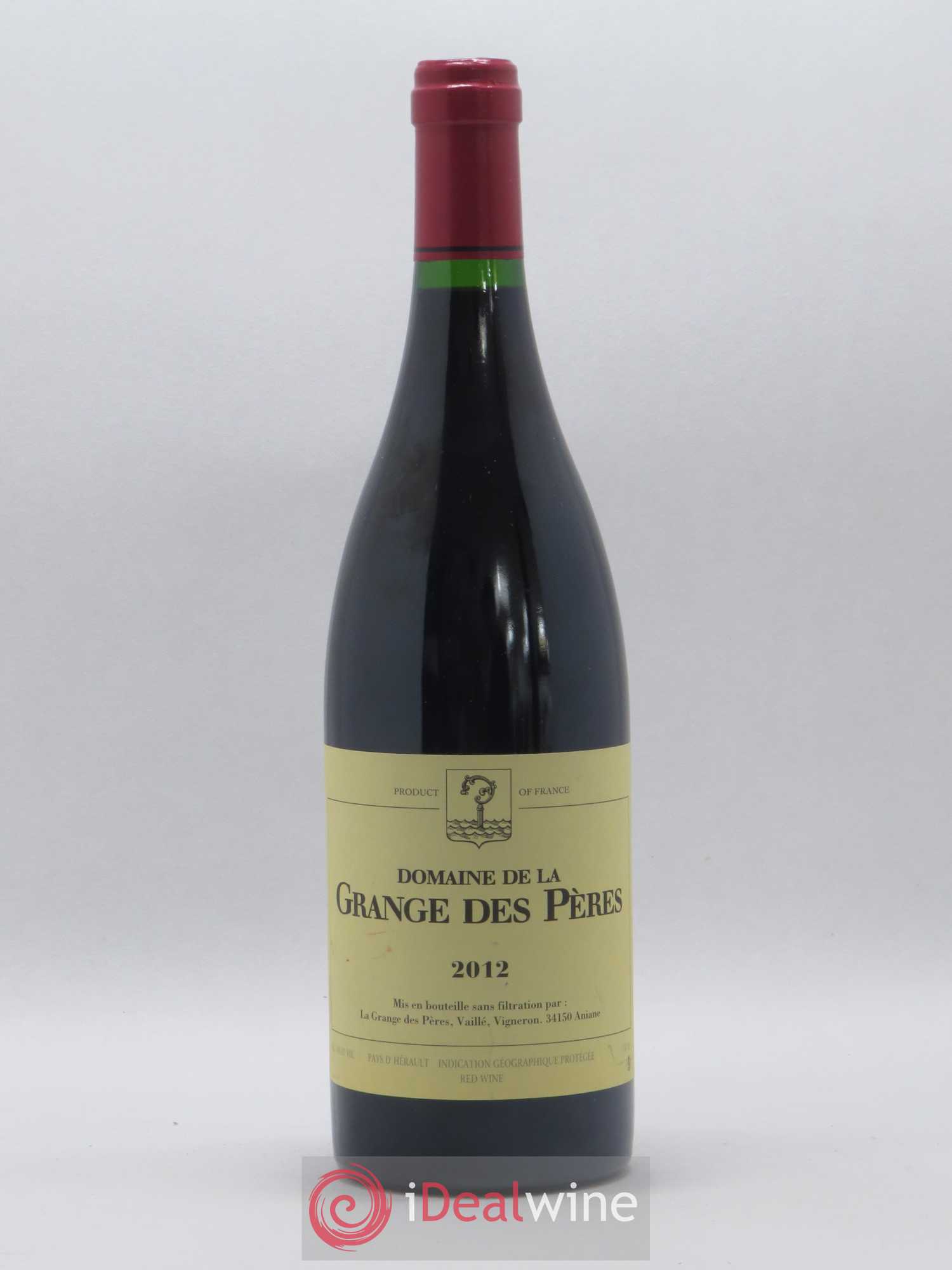 Pays d'Hérault Grange des Pères Laurent Vaillé 2012 - Lot de 1 bouteille - 0