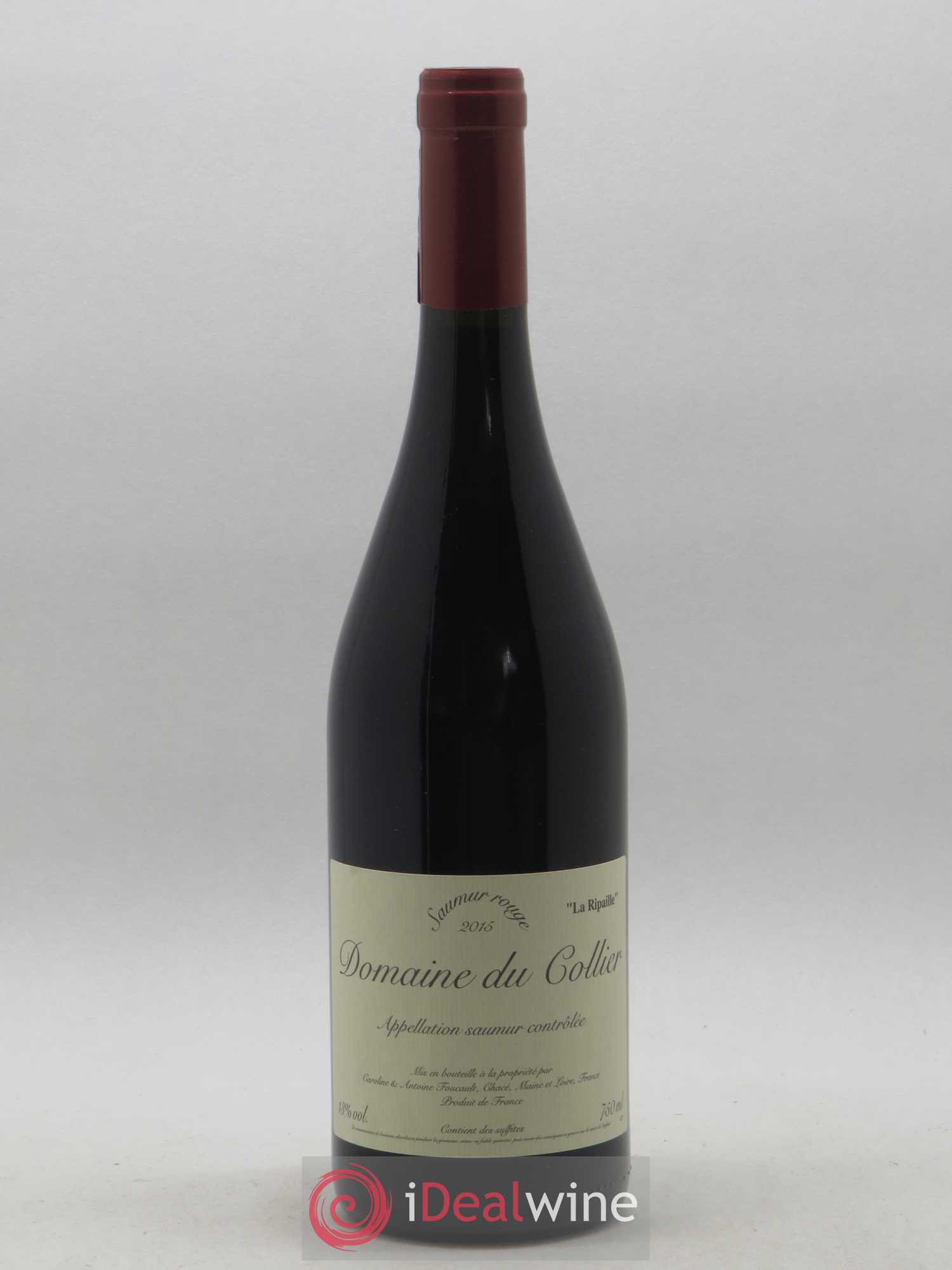 Saumur La Ripaille Domaine du Collier 2015 - Lot de 1 bouteille - 0