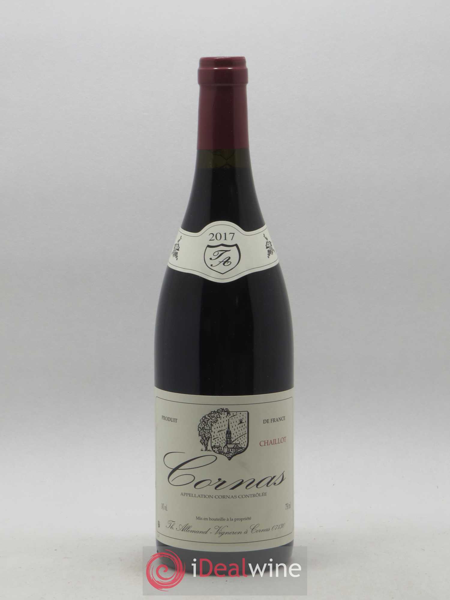 Cornas Chaillot Thierry Allemand 2017 - Lot de 1 bouteille - 0
