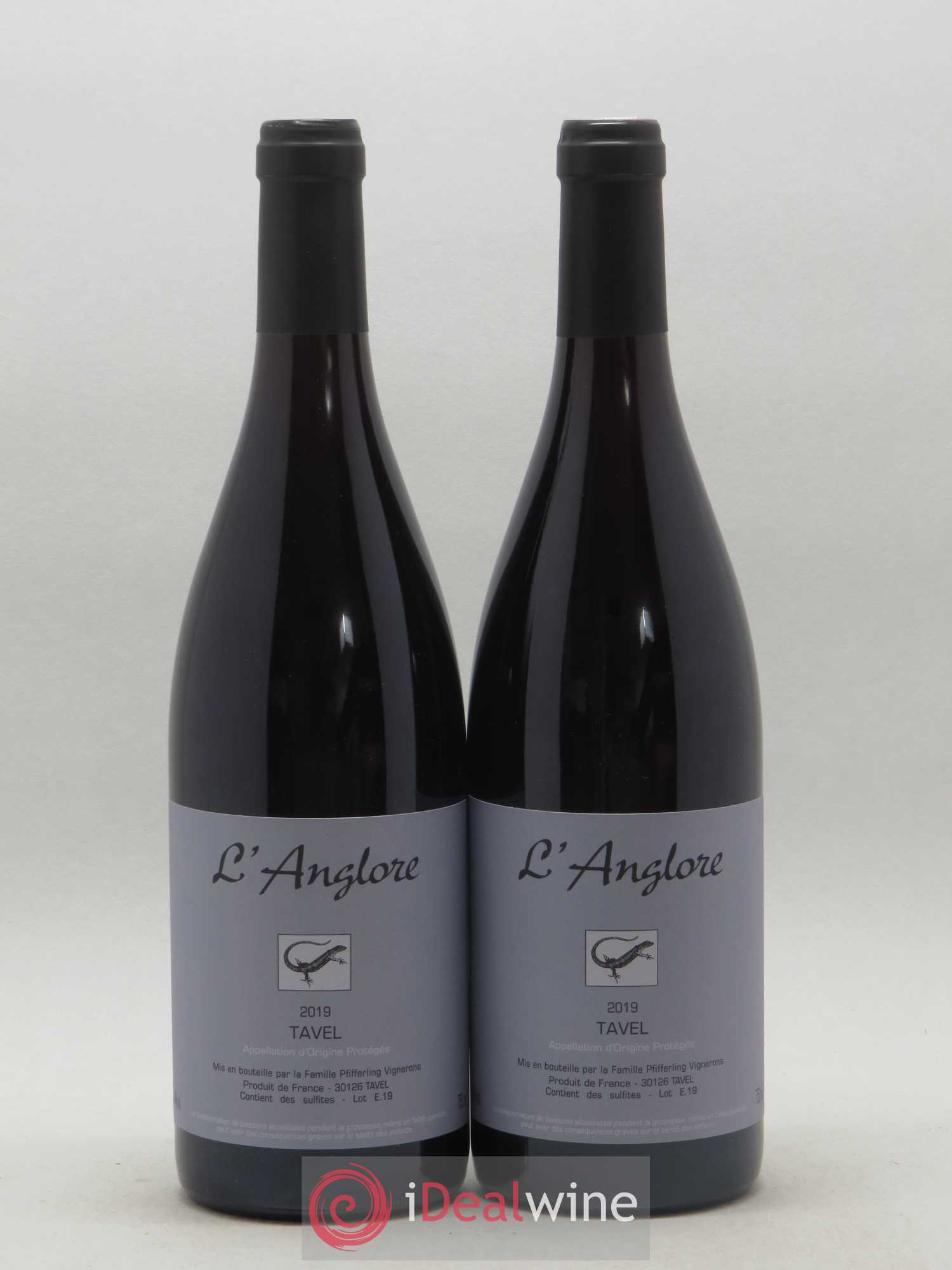 Tavel L'Anglore 2019 - Posten von 2 Flaschen - 0