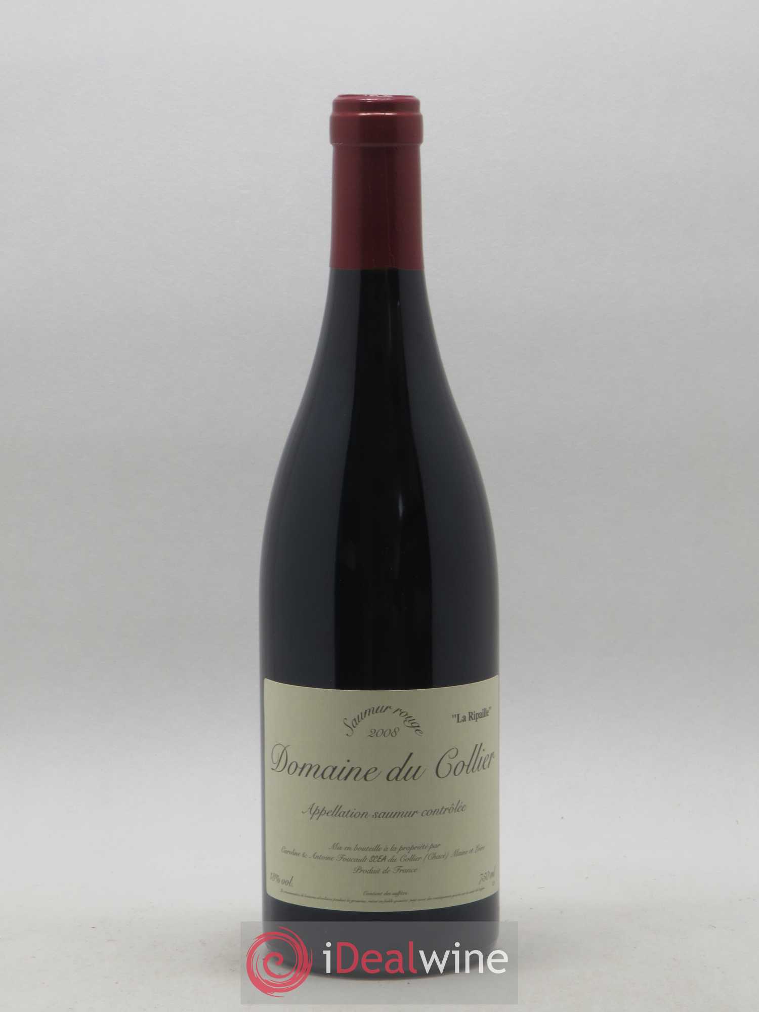 Saumur La Ripaille Domaine du Collier 2008 - Lot de 1 bouteille - 0