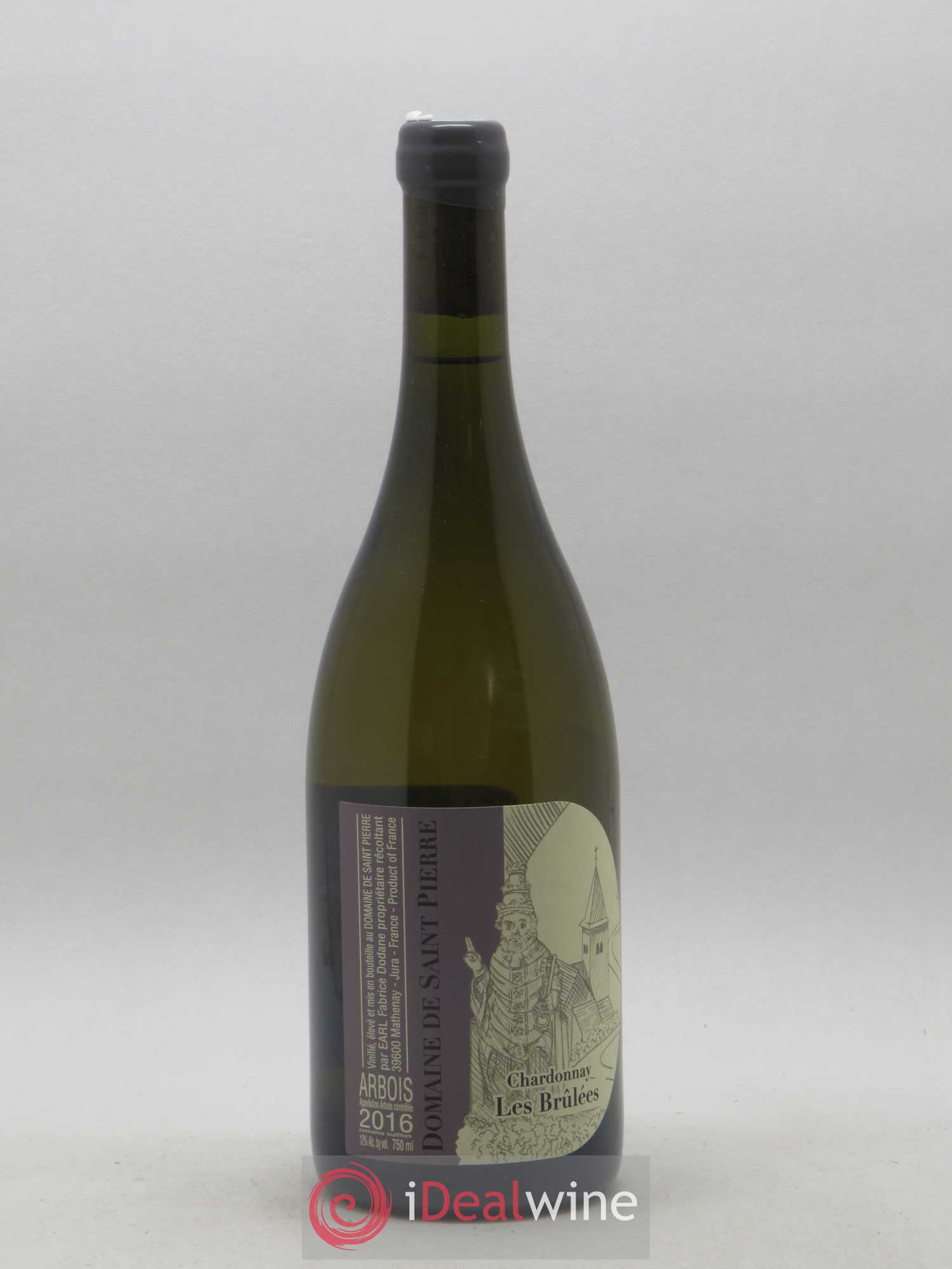Arbois Chardonnay Les Brulées Domaine de Saint-Pierre 2016 - Posten von 1 Flasche - 0