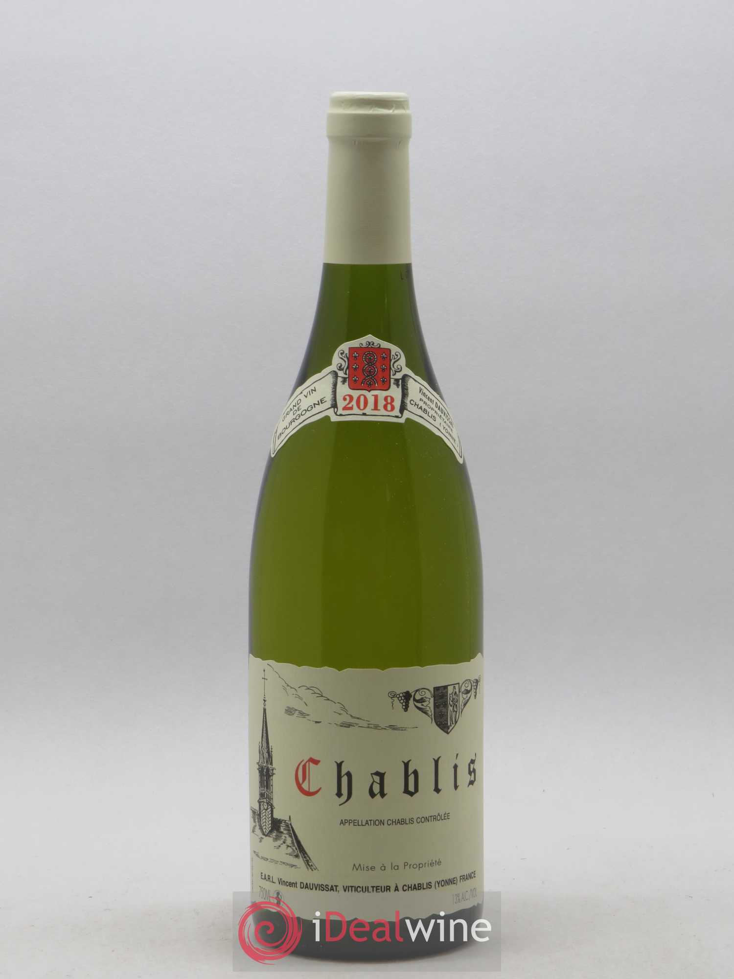 Chablis Vincent Dauvissat (Domaine) 2018 - Lot de 1 bouteille - 0