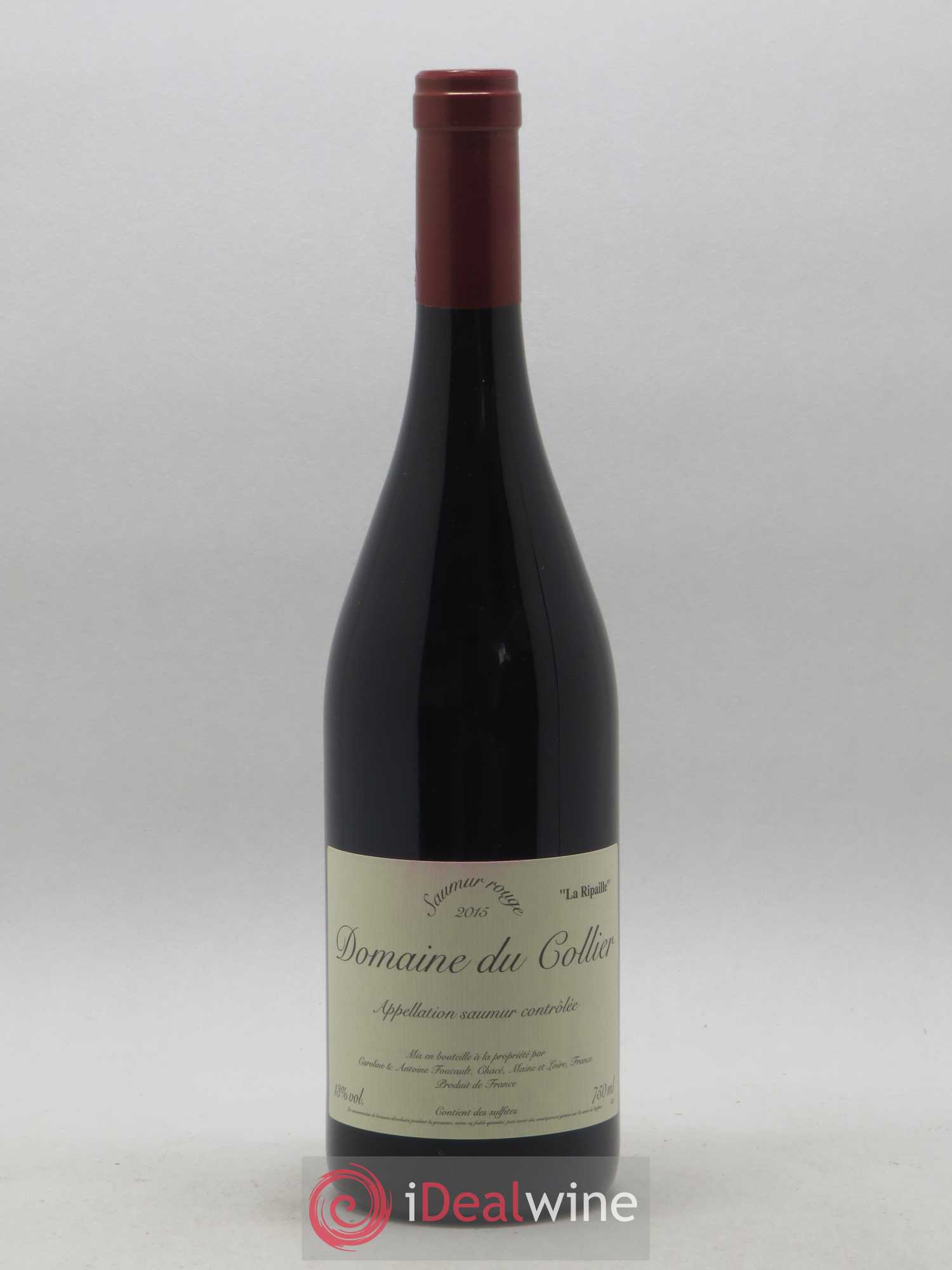 Saumur La Ripaille Domaine du Collier 2015 - Lot de 1 bouteille - 0