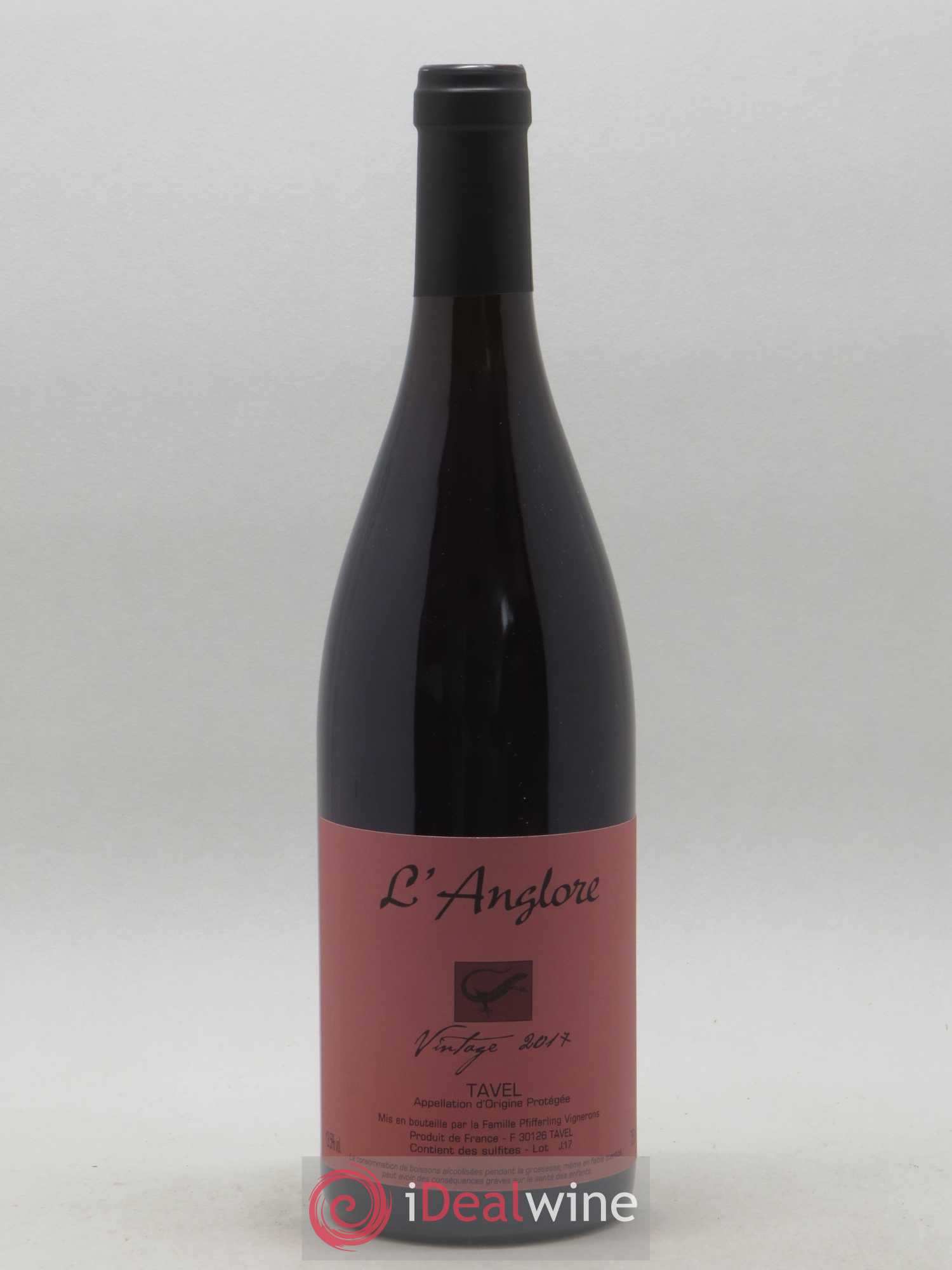 Tavel Vintage L'Anglore 2017 - Lot de 1 bouteille - 0