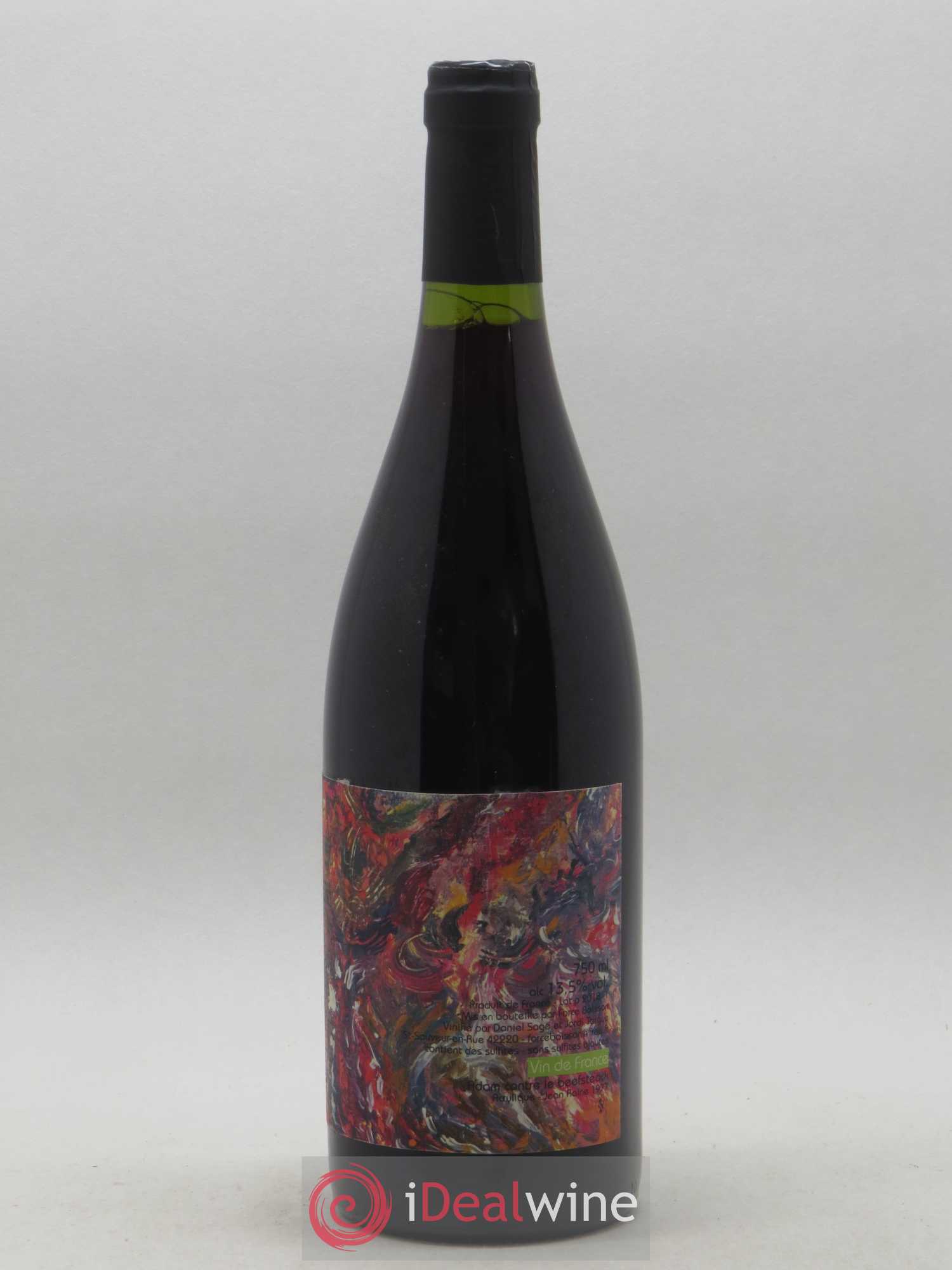 Vin de France Adam Contre le Beefsteak Daniel Sage 2017 - Lot de 1 bouteille - 0