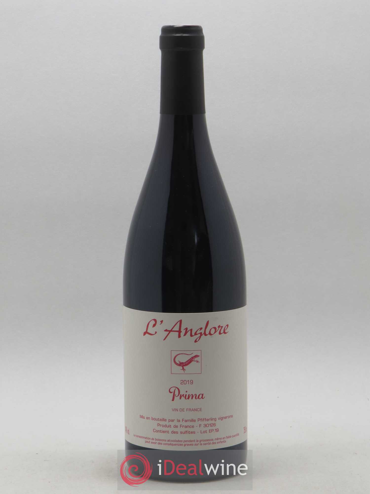 Vin de France Prima L'Anglore 2019 - Lot de 1 bouteille - 0