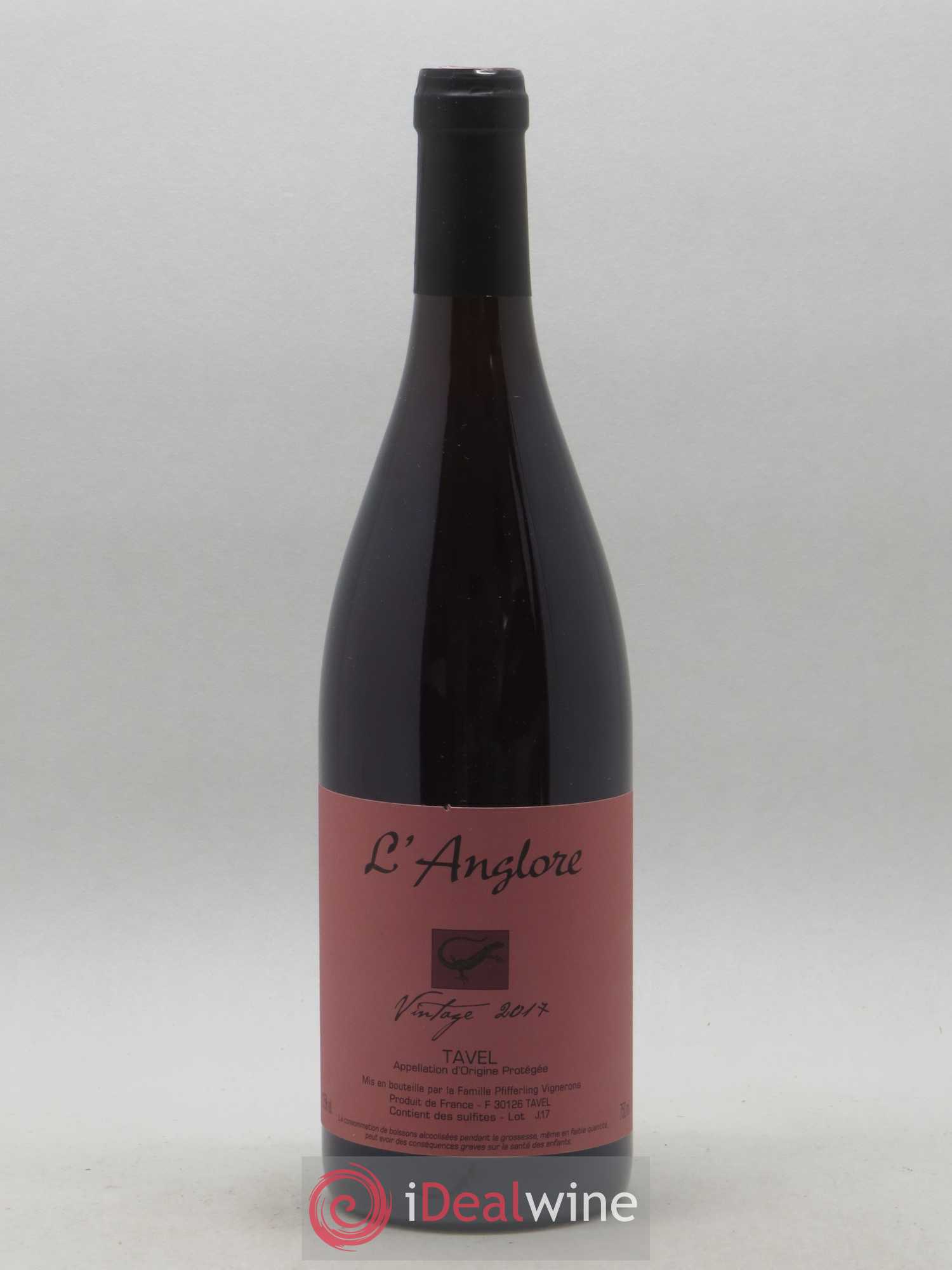 Tavel Vintage L'Anglore 2017 - Lot de 1 bouteille - 0
