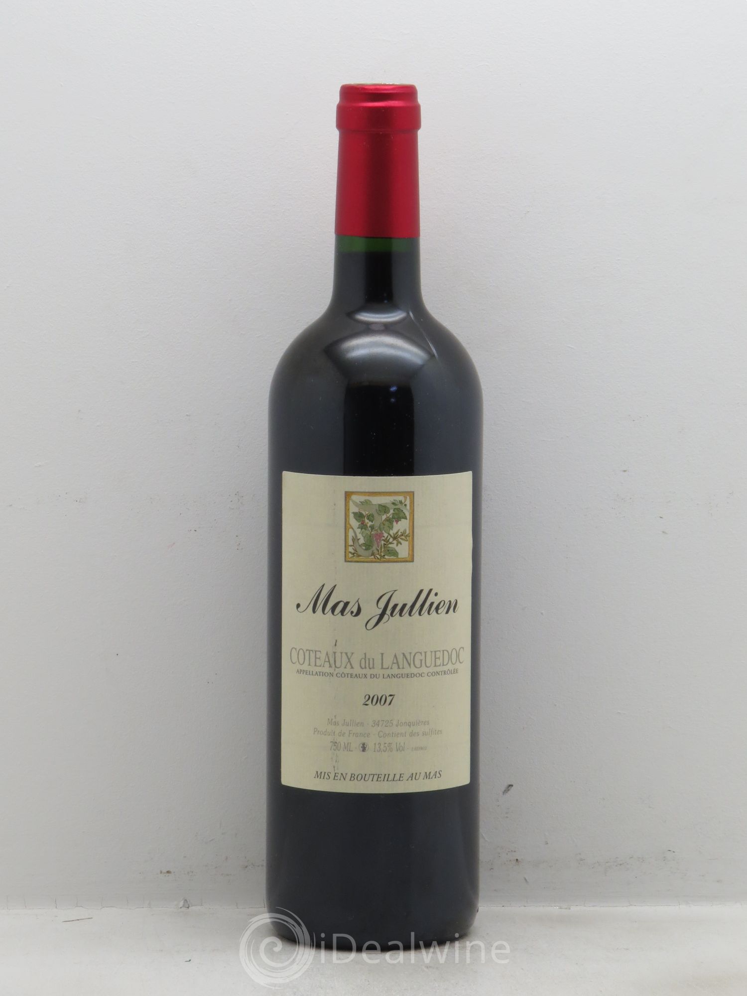 Terrasses du Larzac Mas Jullien Olivier Jullien 2007 - Lot de 1 bouteille - 0