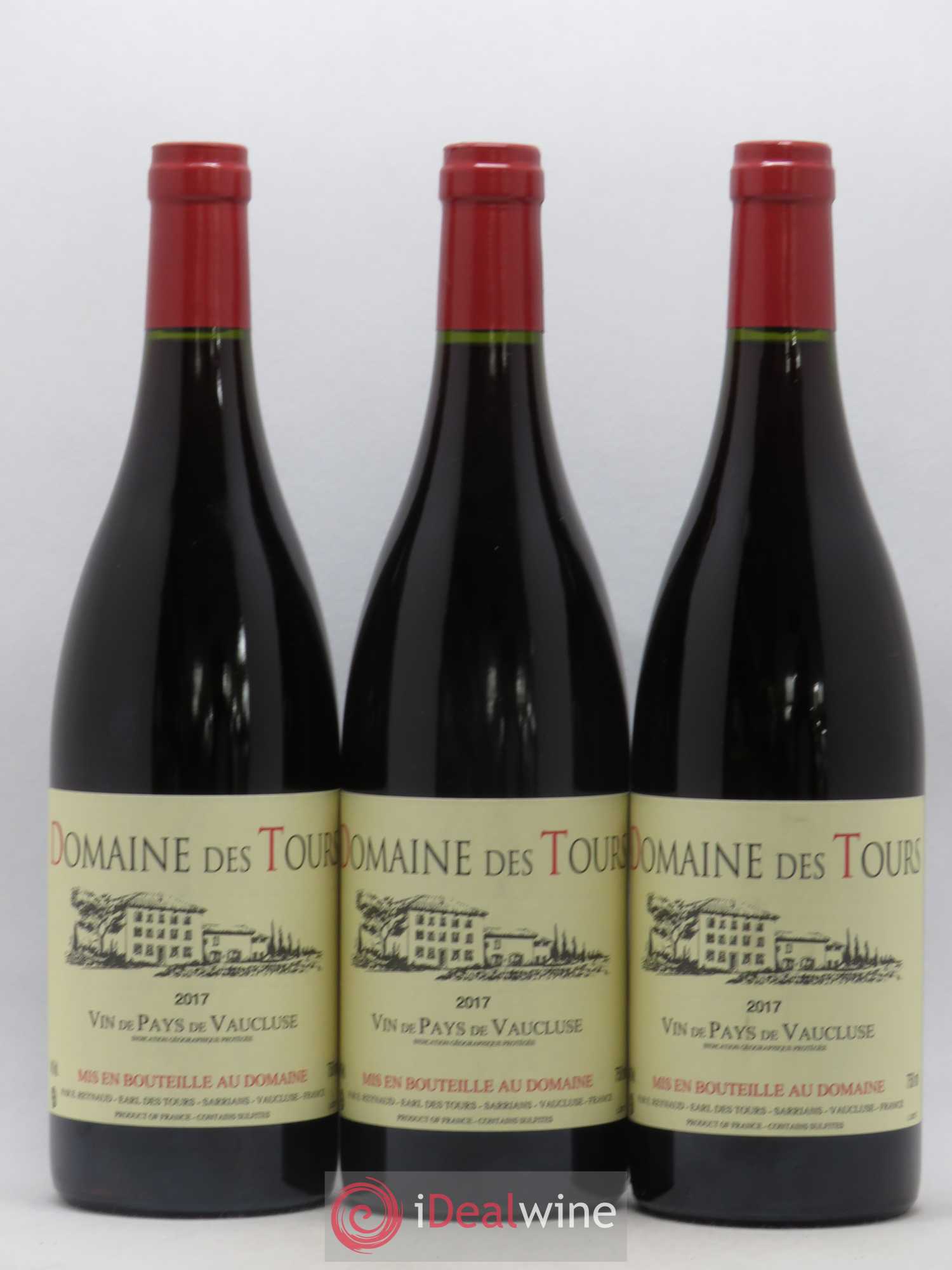 Vaucluse (Vin de Pays de Vaucluse) Domaine des Tours Emmanuel Reynaud 2017 - Lot de 6 bouteilles - 1