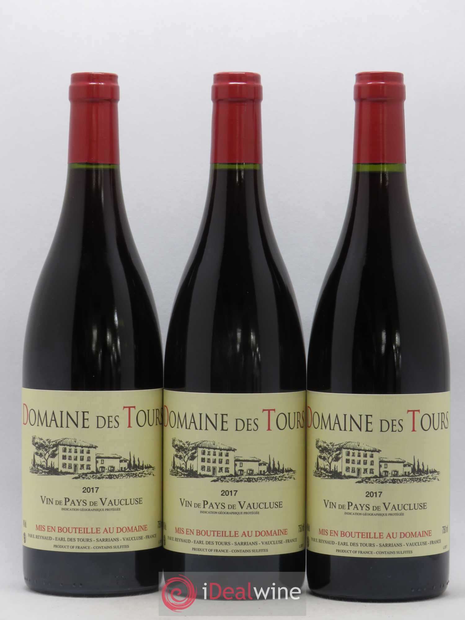 Vaucluse (Vin de Pays de Vaucluse) Domaine des Tours Emmanuel Reynaud 2017 - Lot de 6 bouteilles - 2