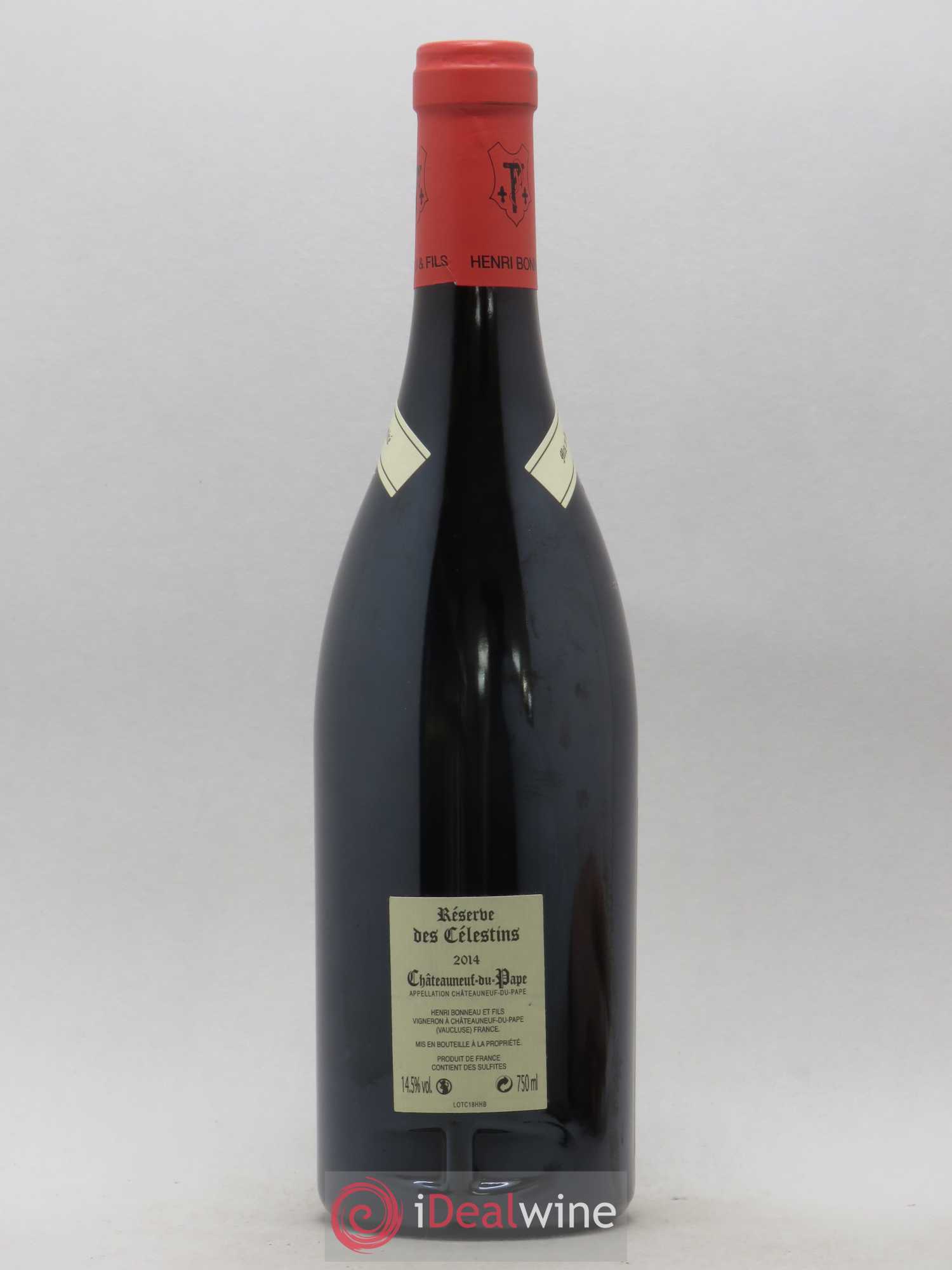Châteauneuf-du-Pape Réserve des Célestins Henri Bonneau & Fils Hommage à Henri Bonneau 2014 - Lot de 1 bouteille - 1
