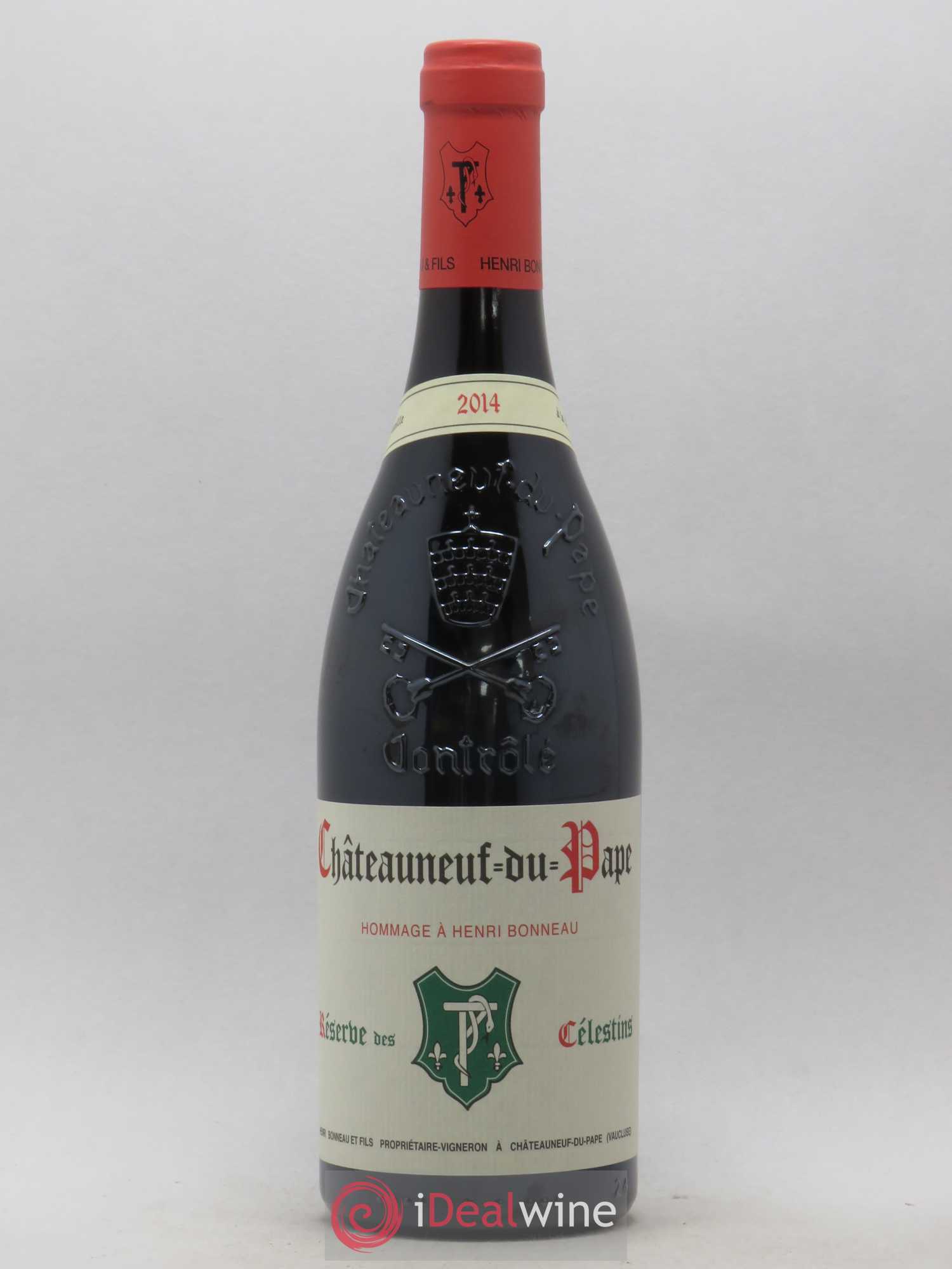 Châteauneuf-du-Pape Réserve des Célestins Henri Bonneau & Fils Hommage à Henri Bonneau 2014 - Lot de 1 bouteille - 0