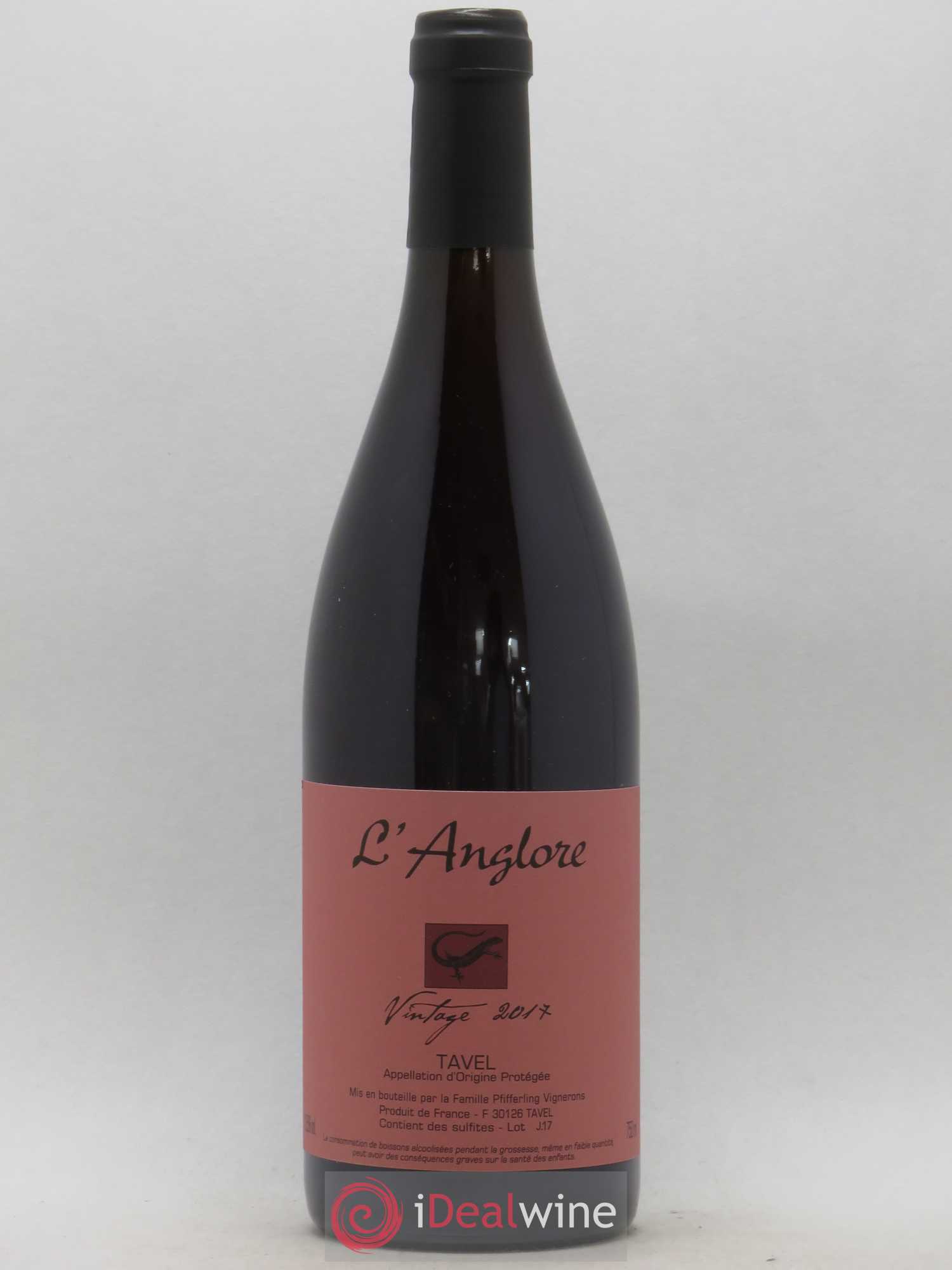 Tavel Vintage L'Anglore 2017 - Lot de 1 bouteille - 0