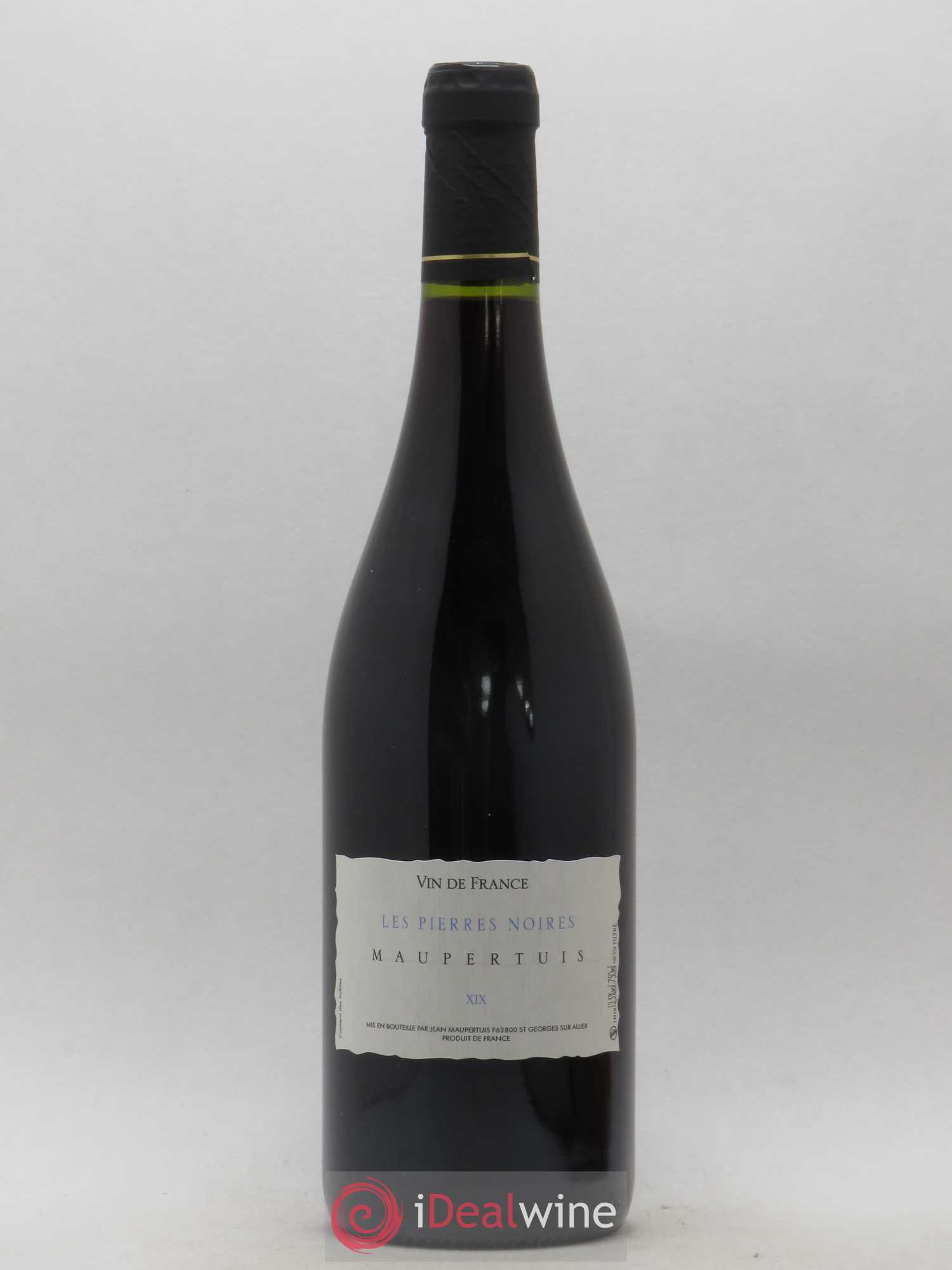 Vin de France Les Pierres Noires Jean Maupertuis 2019 - Lot de 1 bouteille - 0