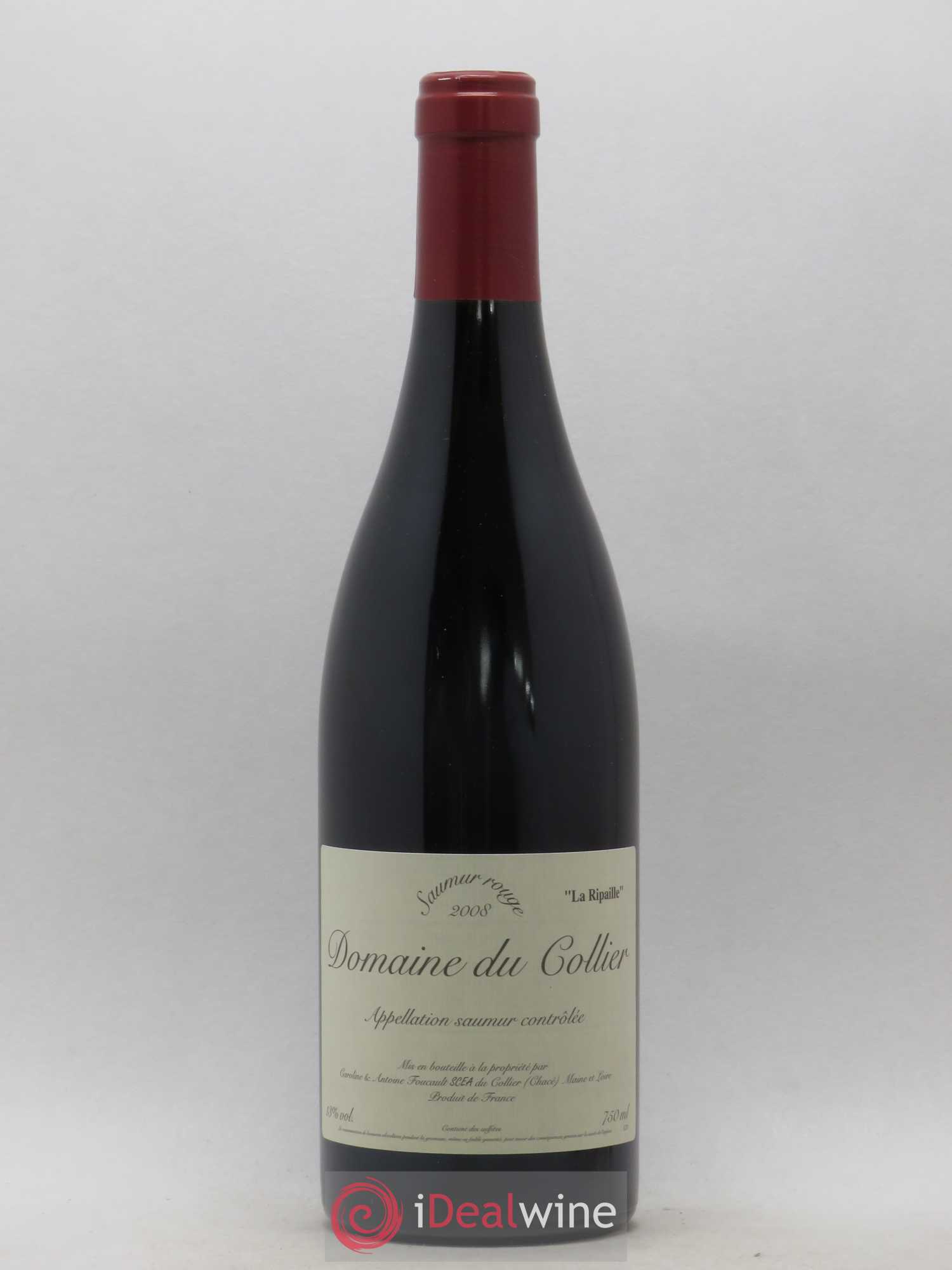 Saumur La Ripaille Domaine du Collier 2008 - Lot de 1 bouteille - 0
