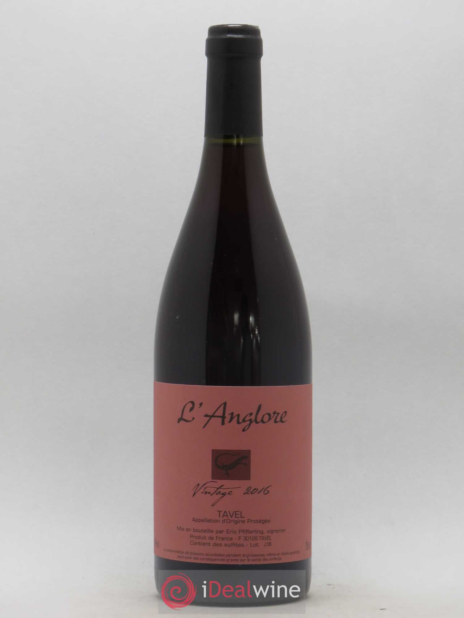 Tavel Vintage L'Anglore 2016 - Lot de 1 bouteille - 0