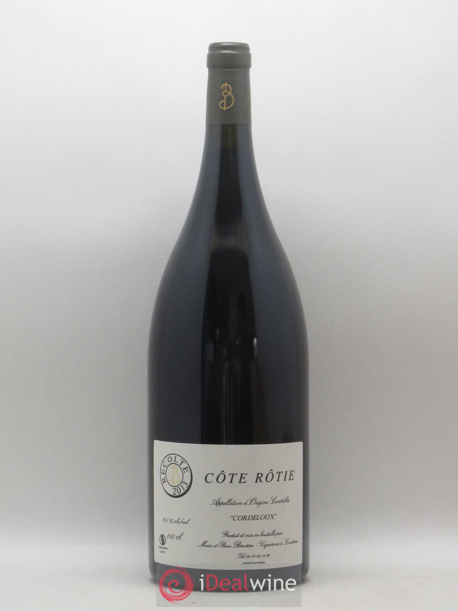 Côte-Rôtie Cordeloux Marie et Pierre Bénetière (Domaine) 2013 - Lot de 1 magnum - 0