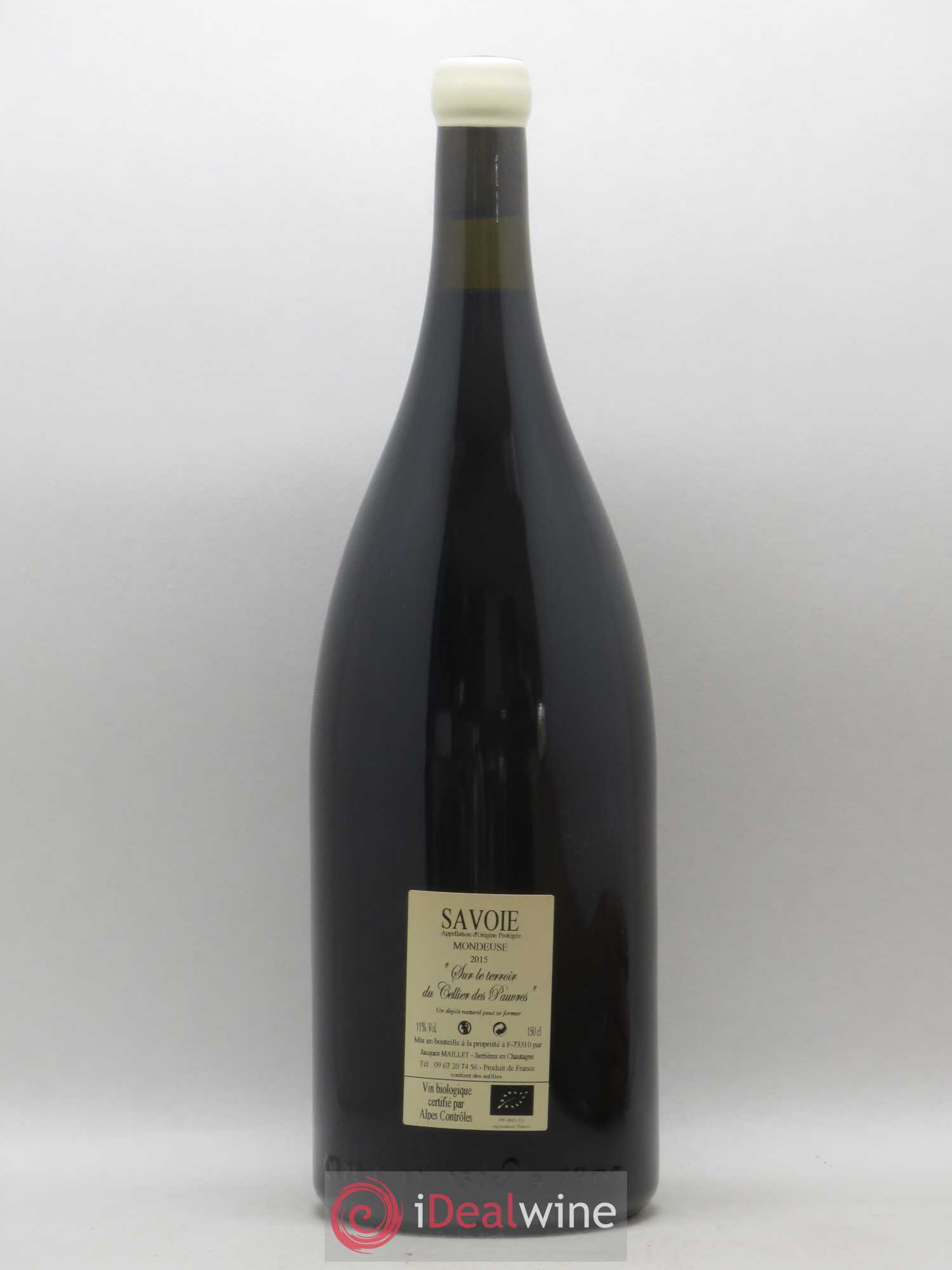Vin de Savoie Chautagne Chautagne Mondeuse Jacques Maillet 2015 - Lot de 1 magnum - 1