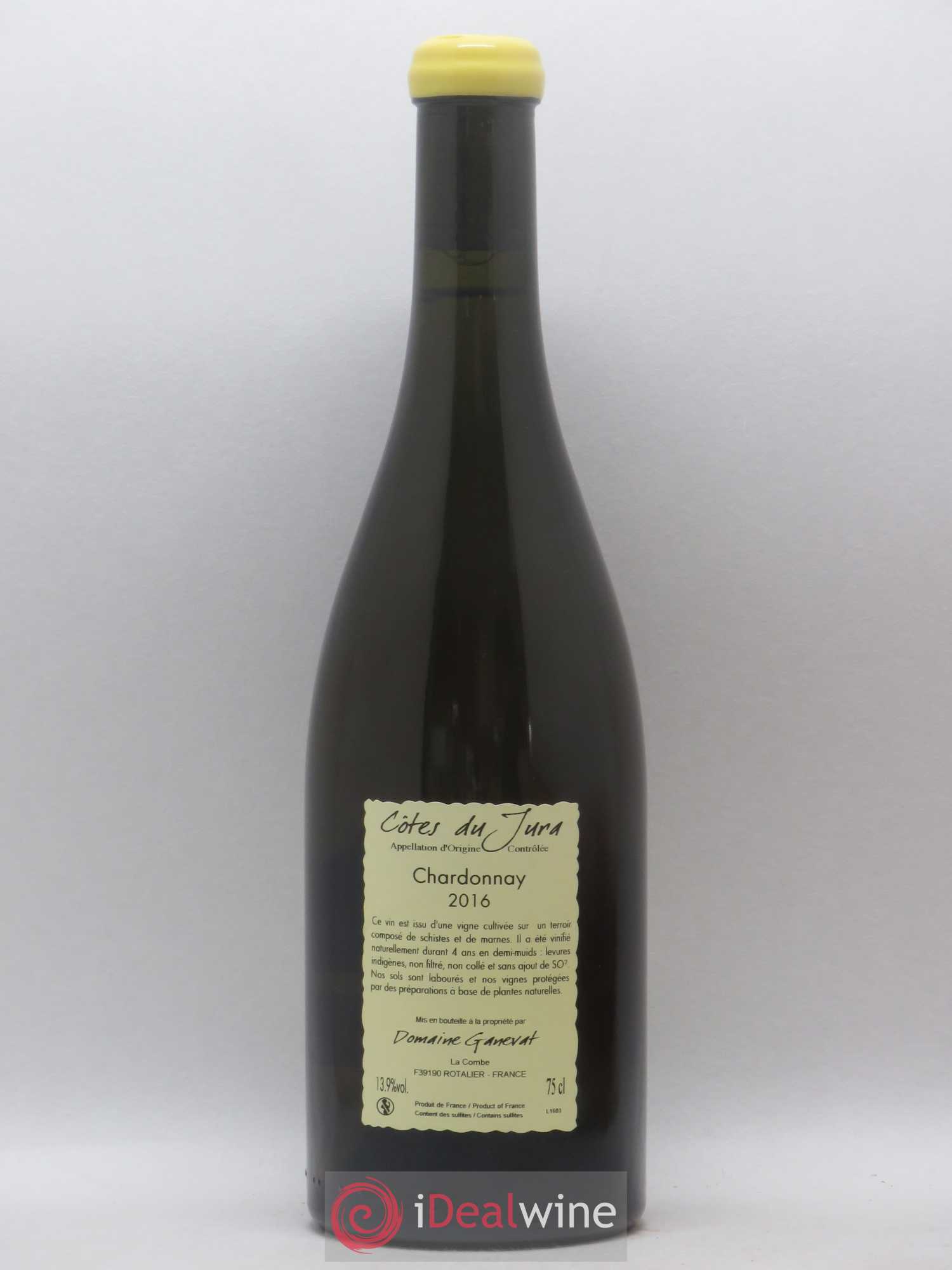 Côtes du Jura Grusse en Billat Jean-François Ganevat (Domaine) 2016 - Lot de 1 bouteille - 1