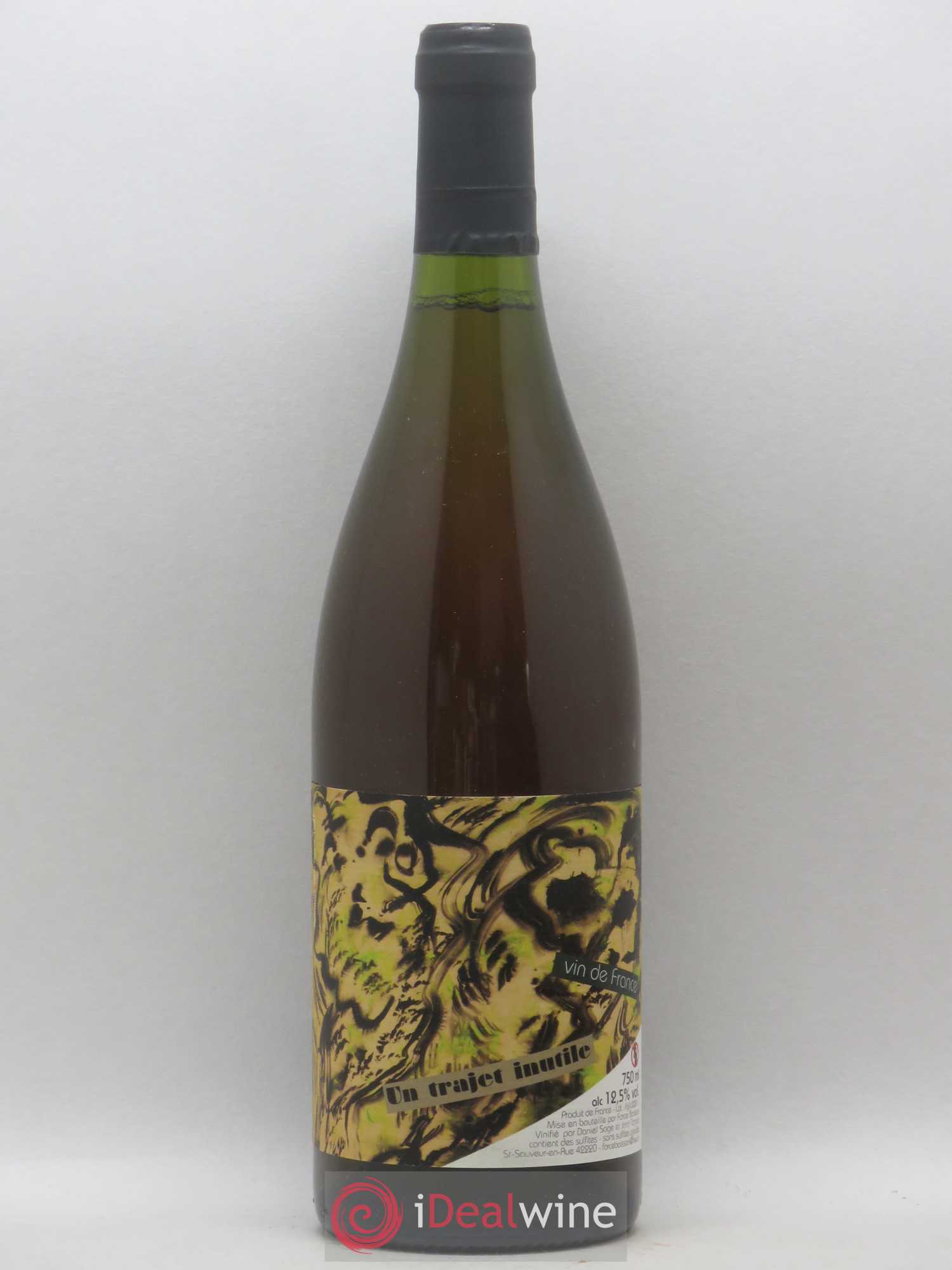 Vin de France Trajet inutile Daniel Sage 2019 - Lot de 1 bouteille - 0