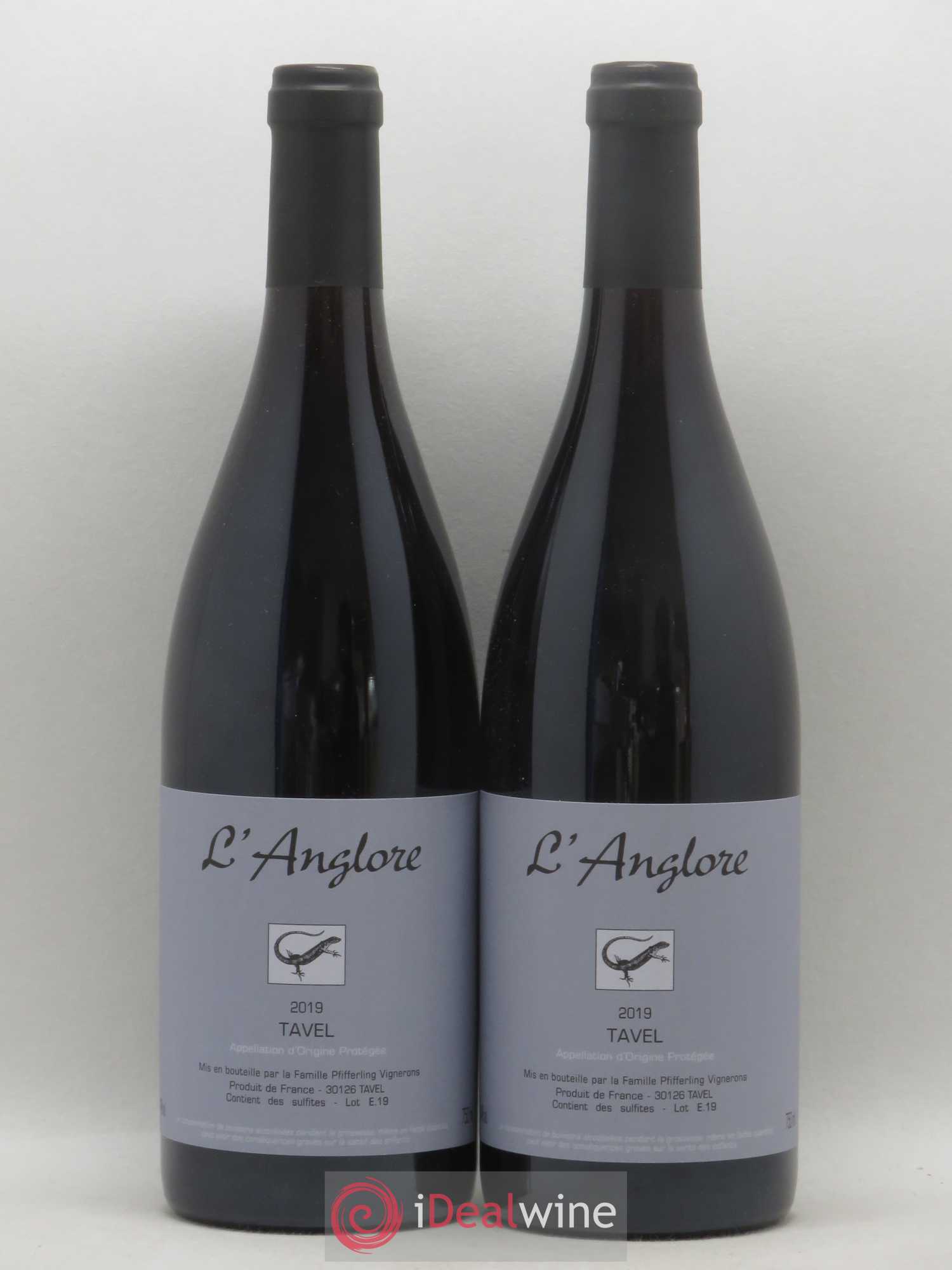 Tavel L'Anglore 2019 - Lotto di 2 bottiglie - 0