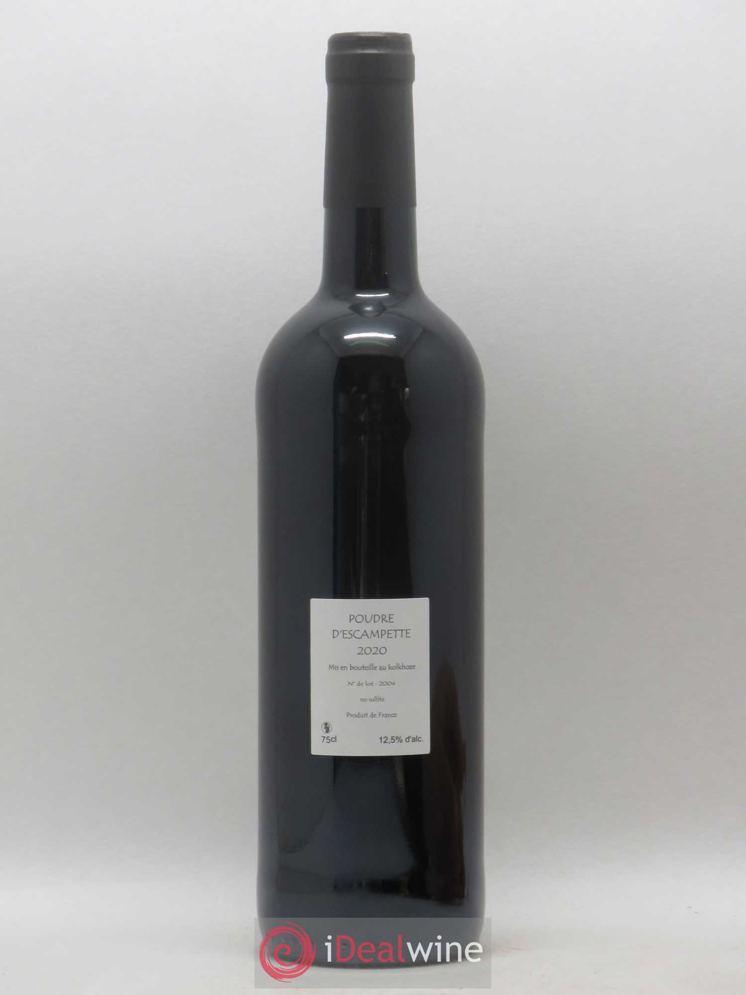 Vin de France Poudre d'Escampette Les Vins du Cabanon - Alain Castex 2020 - Lot de 1 bouteille - 1