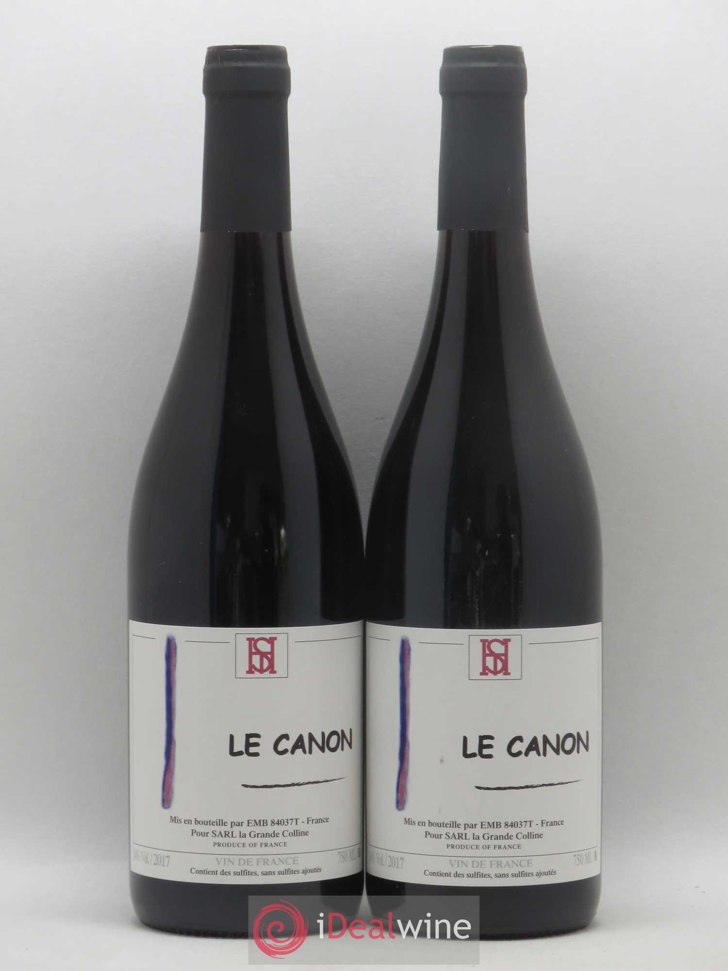 Vin de France Le Canon Hirotake Ooka - Domaine La Grande Colline 2017 - Lot de 2 bouteilles - 0
