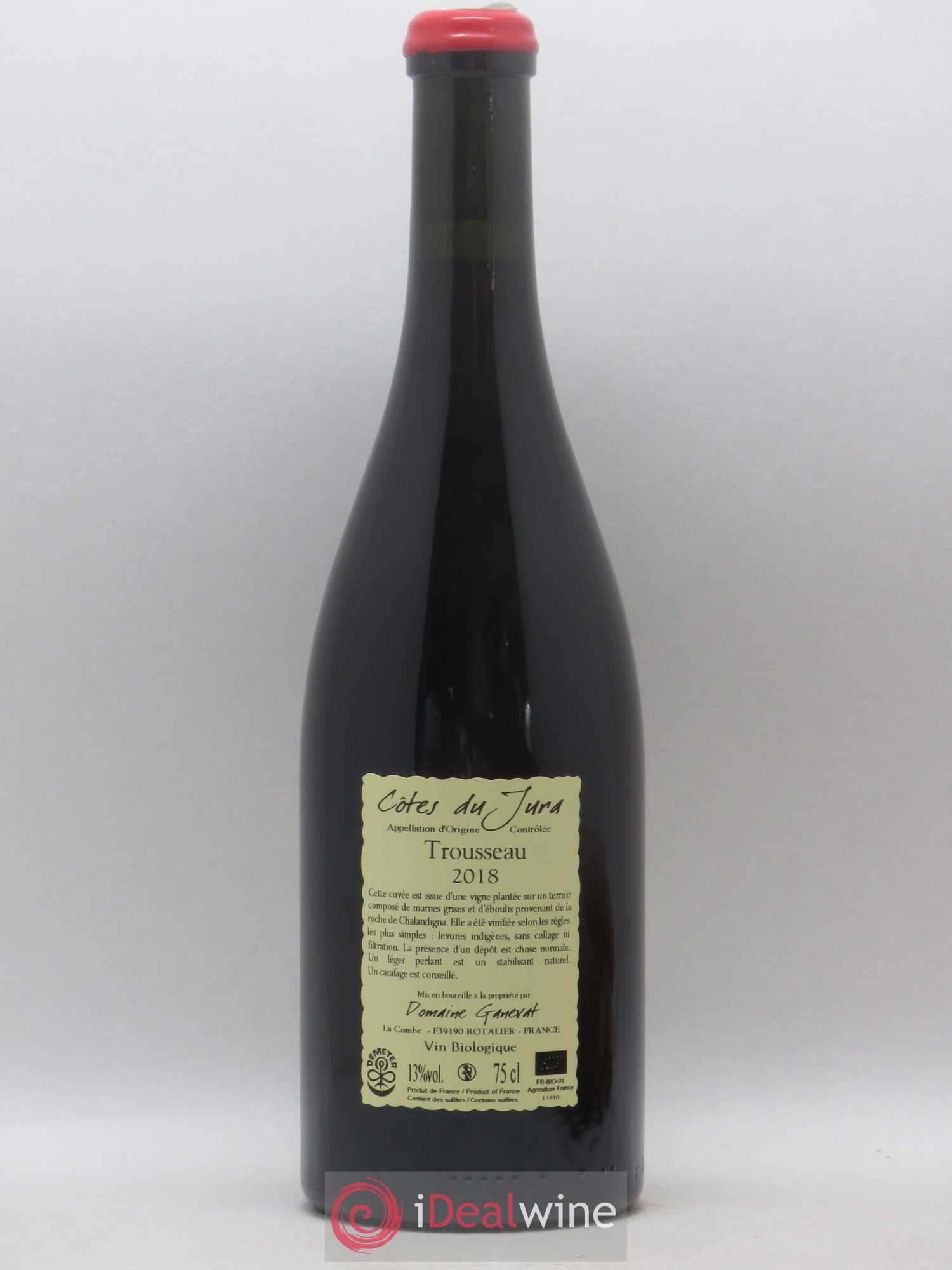 Côtes du Jura Plein Sud Jean-François Ganevat (Domaine) 2018 - Lot de 1 bouteille - 1