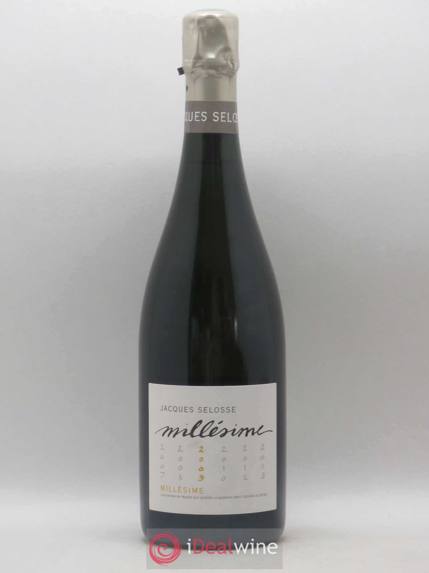 1er Cru Millésimé Extra-Brut Jacques Selosse 2009 - Lot of 1 bottle - 0