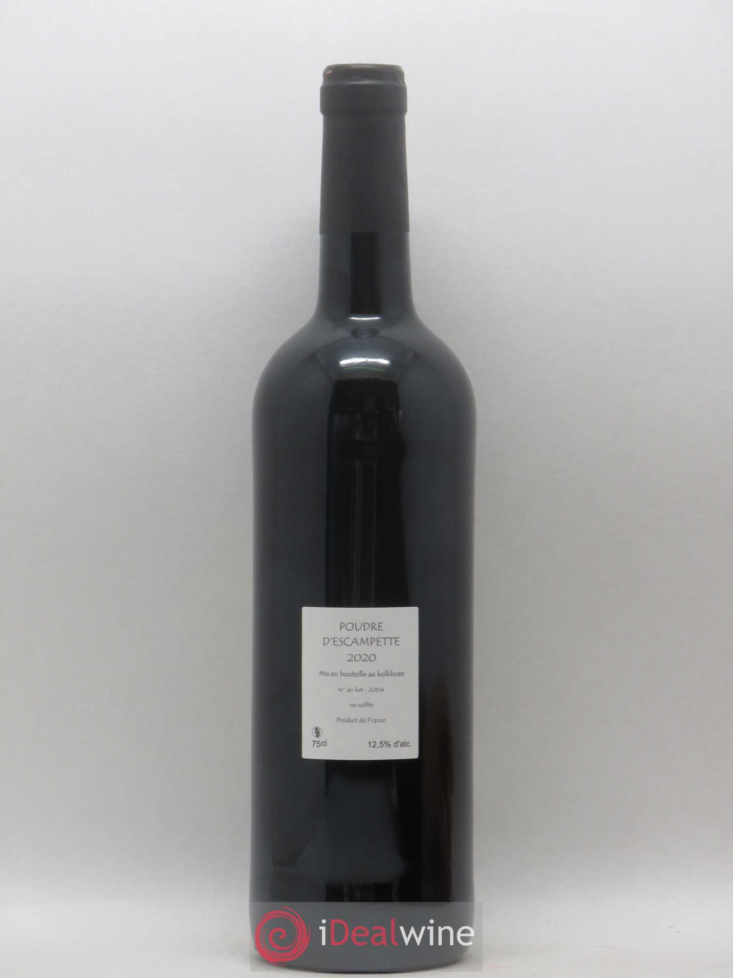 Vin de France Poudre d'Escampette Les Vins du Cabanon - Alain Castex  (sans prix de réserve) 2020 - Lot de 1 bouteille - 1