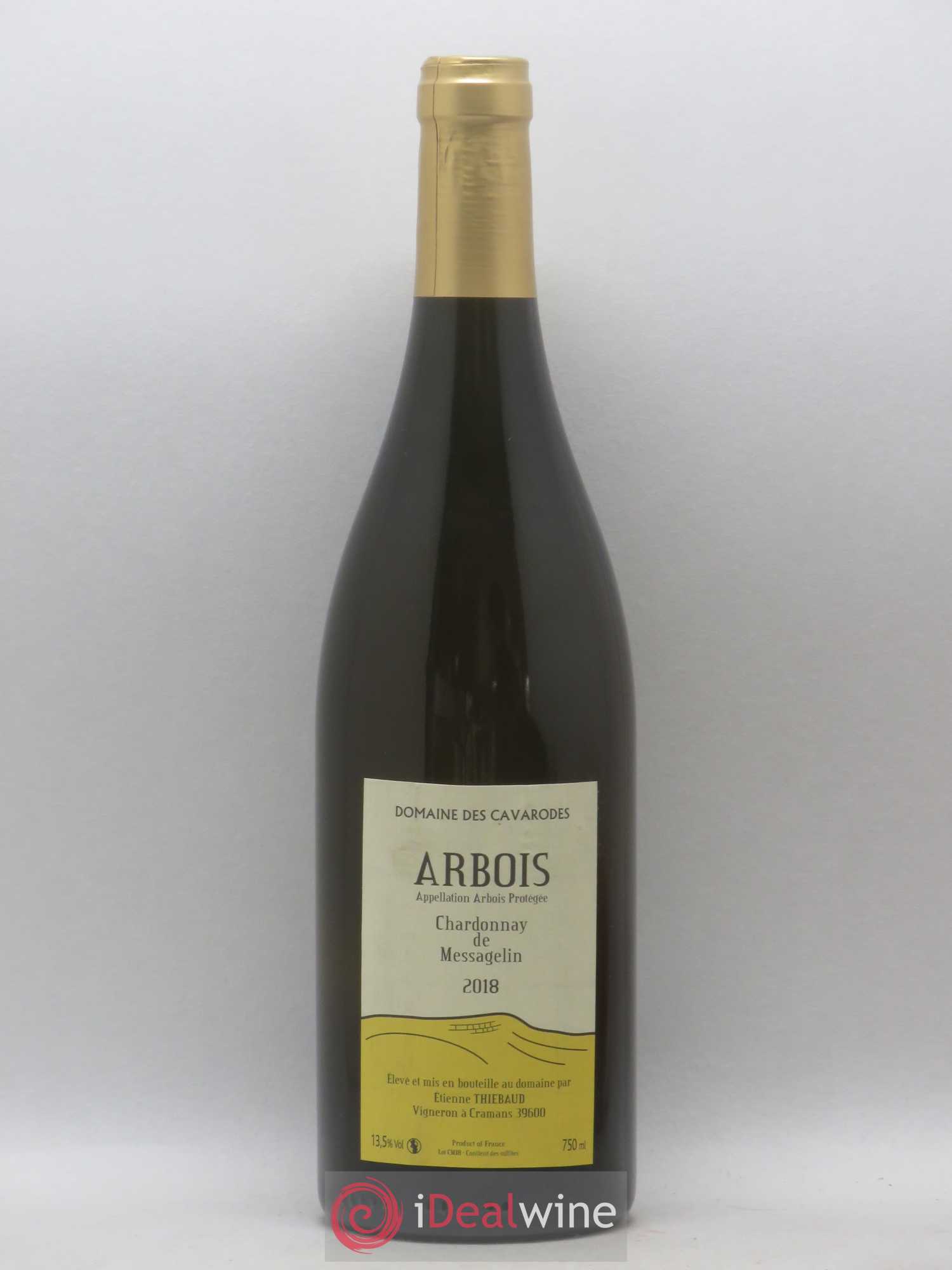 Arbois Chardonnay de Messagelin Cavarodes (Domaine des) - Etienne Thiébaud 2018 - Lot de 1 bouteille - 0