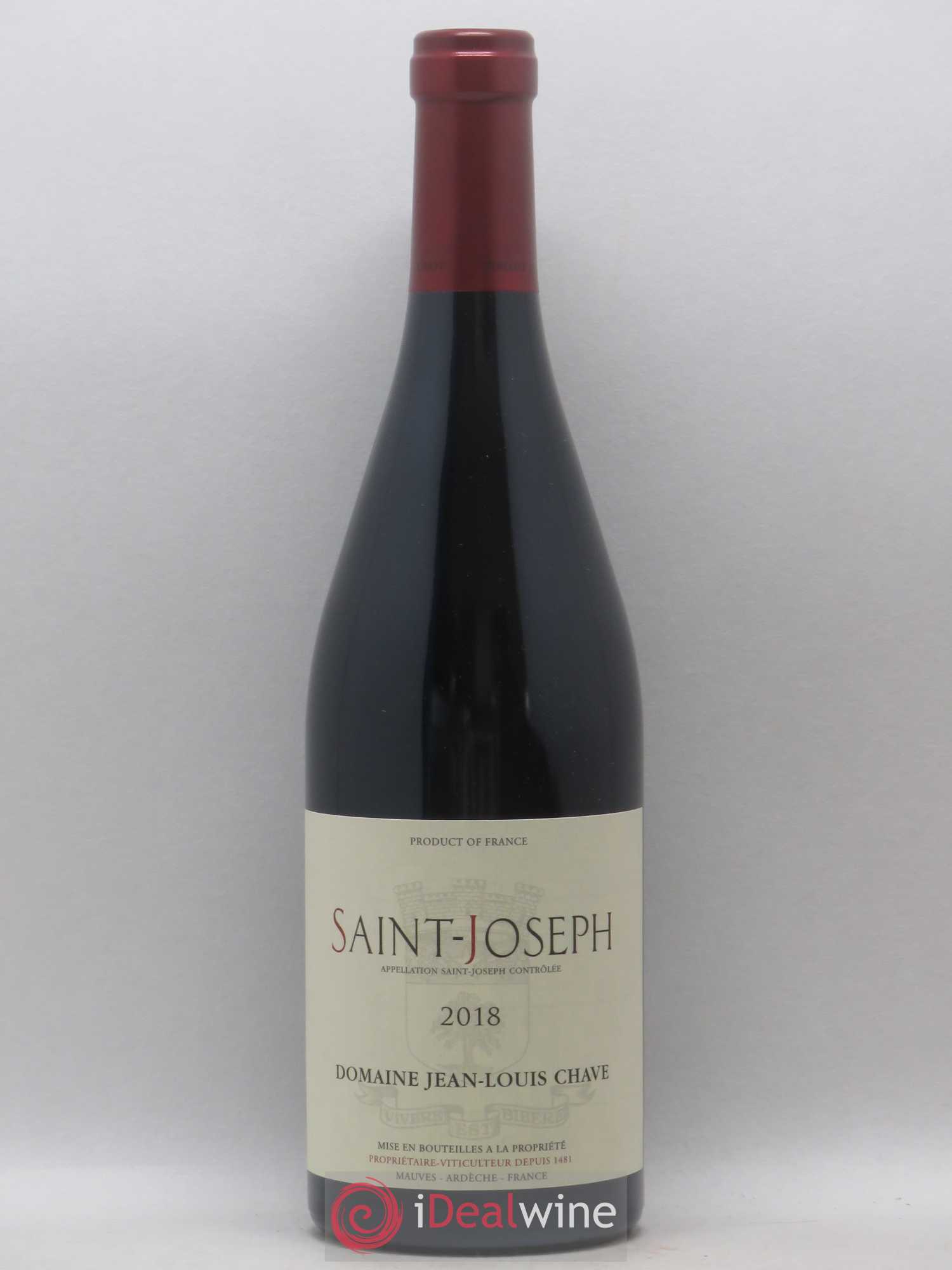 Saint-Joseph Jean-Louis Chave 2018 - Lot de 1 bouteille - 0