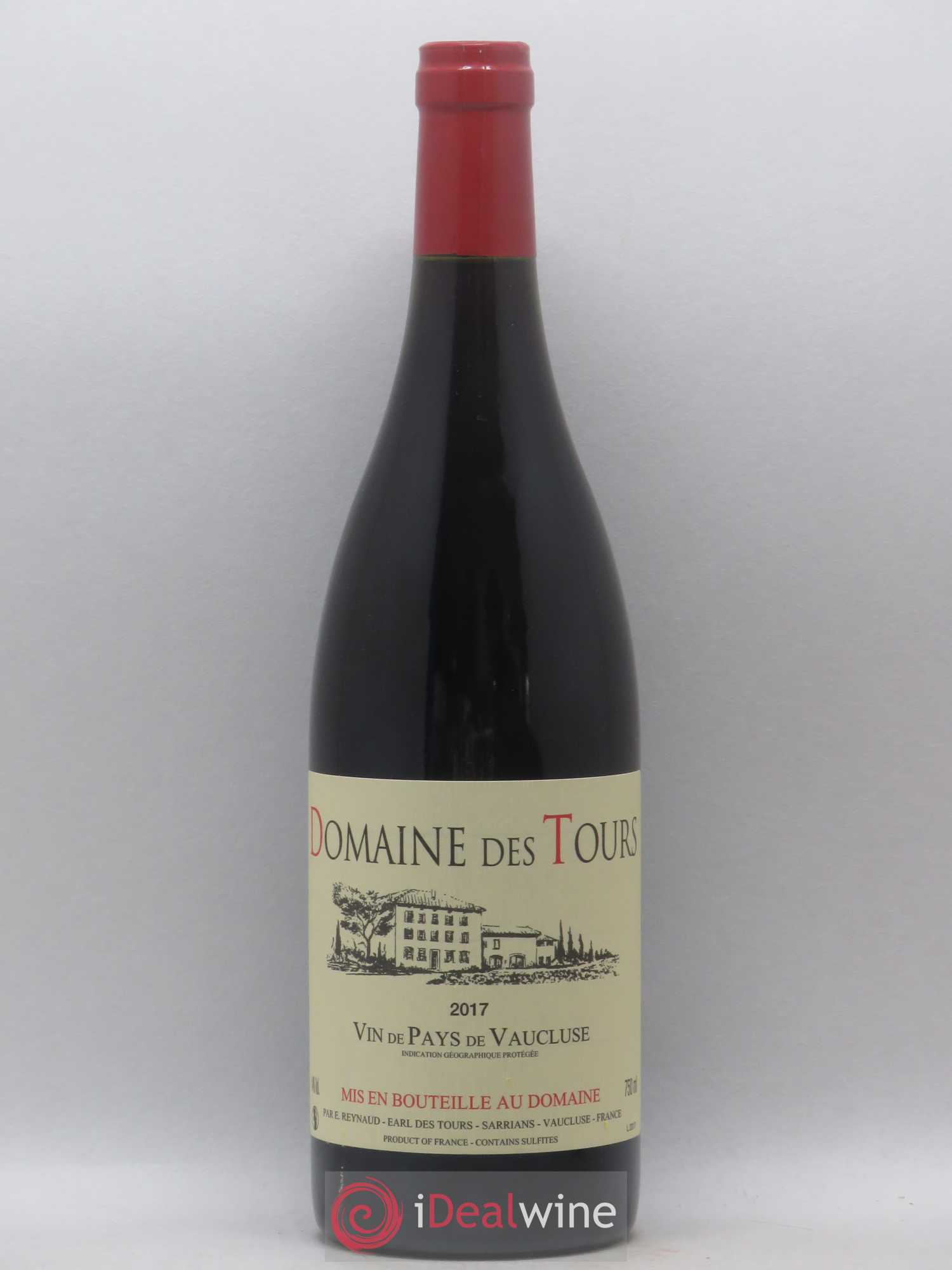 Vaucluse (Vin de Pays de Vaucluse) Domaine des Tours Emmanuel Reynaud 2017 - Lot de 1 bouteille - 0