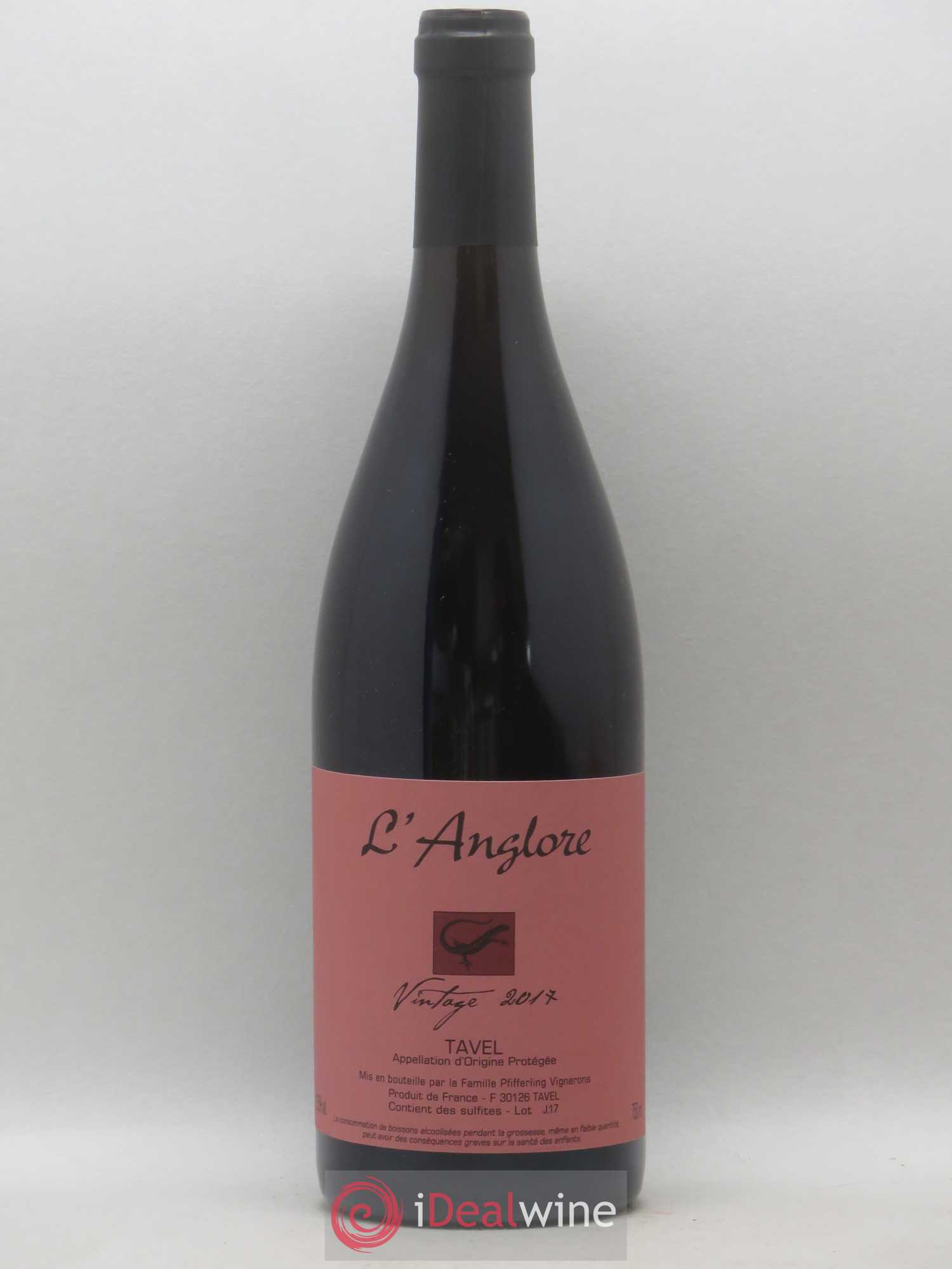 Tavel Vintage L'Anglore 2017 - Lot de 1 bouteille - 0
