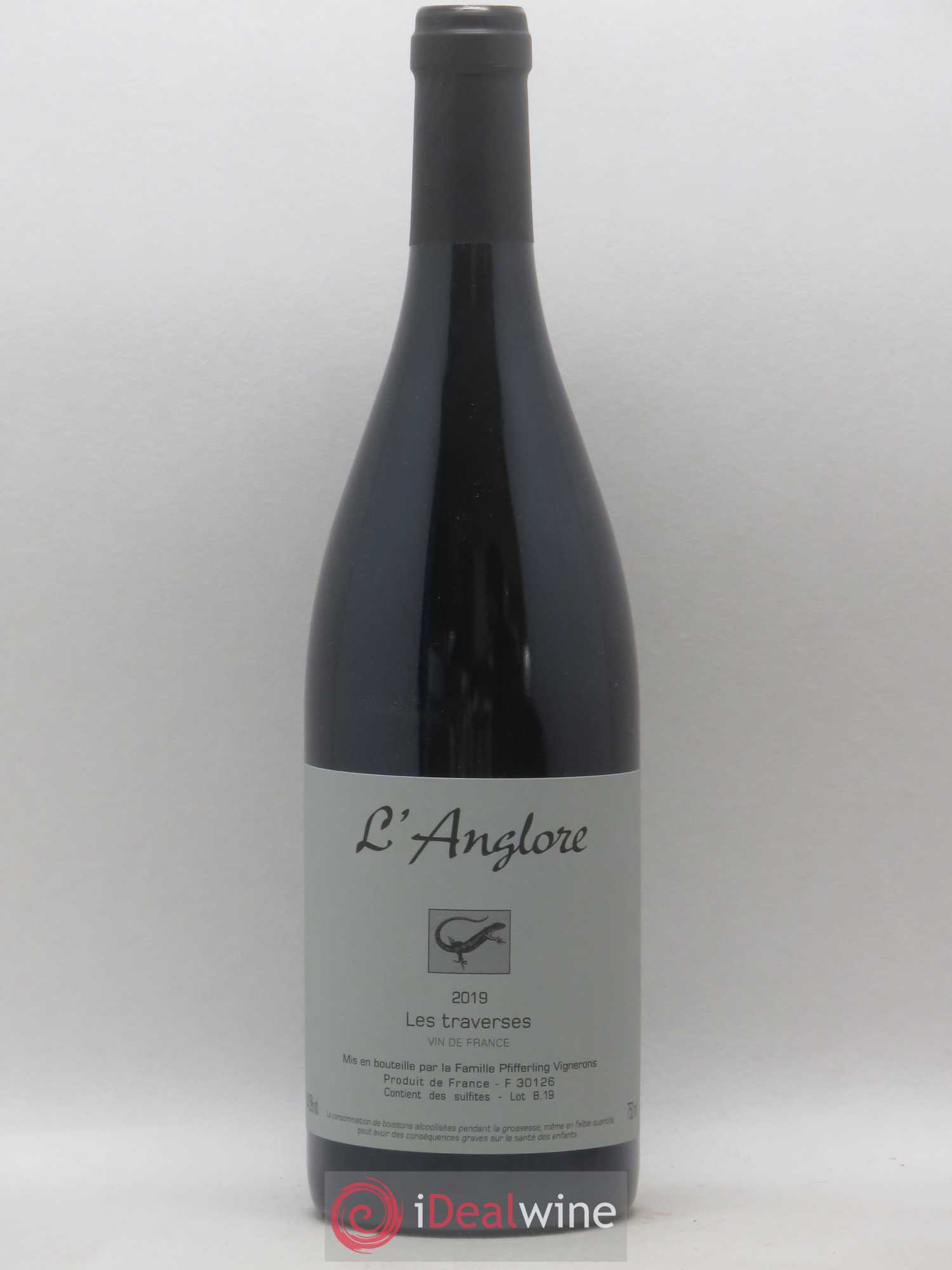 Vin de France Les Traverses L'Anglore 2019 - Lot de 1 bouteille - 0