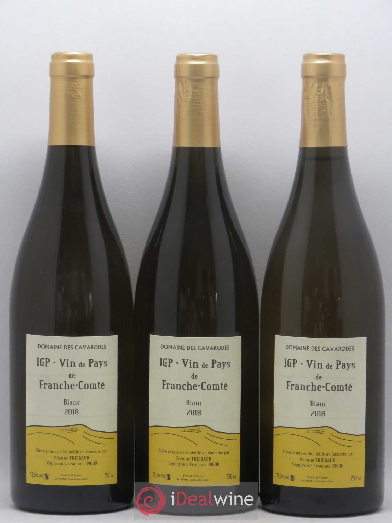 Vin de France IGP Vin de Franche Comté Domaine des Cavarodes 2018 - Posten von 6 Flaschen - 1