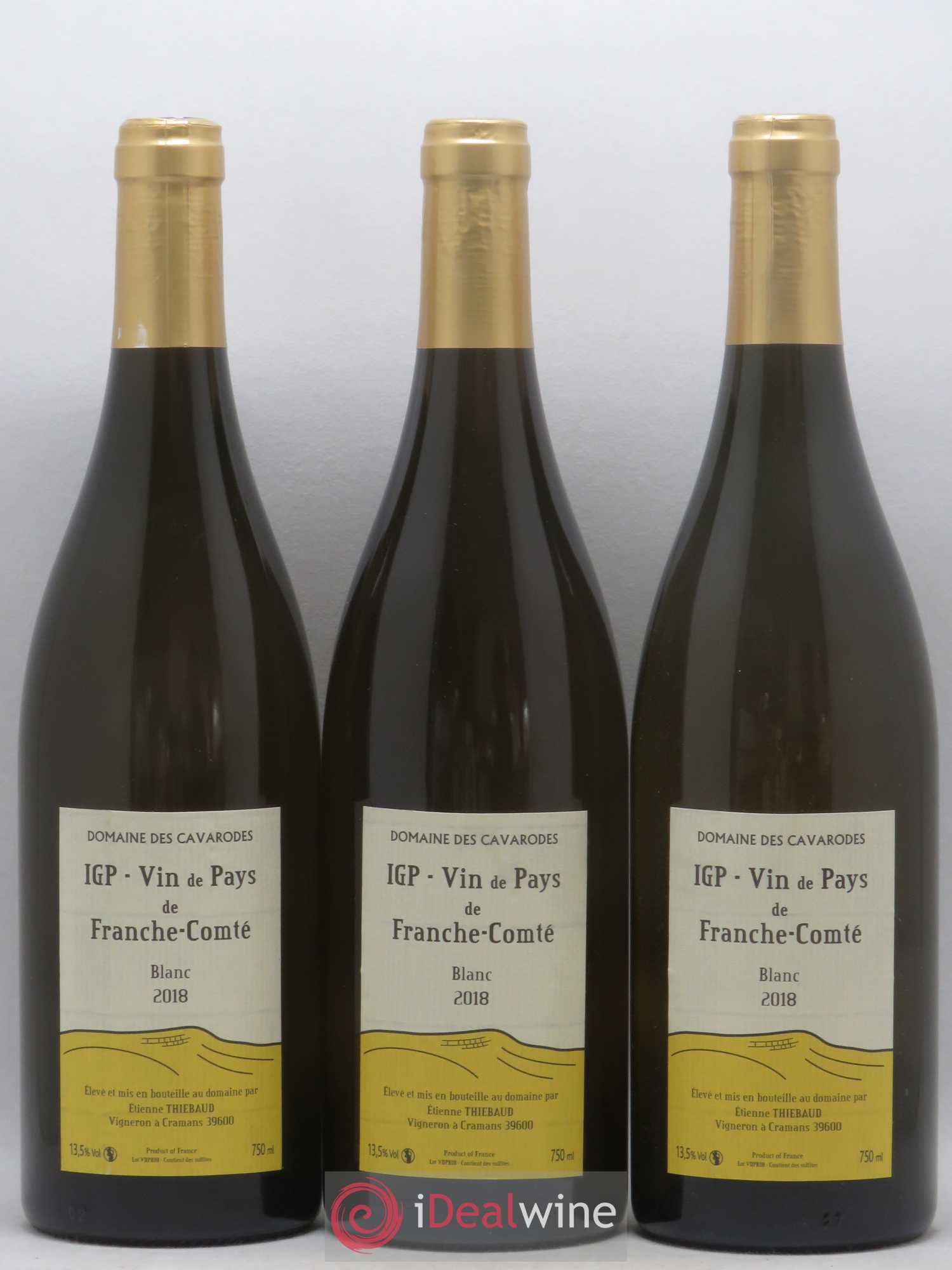 Vin de France IGP Vin de Franche Comté Domaine des Cavarodes 2018 - Posten von 6 Flaschen - 2