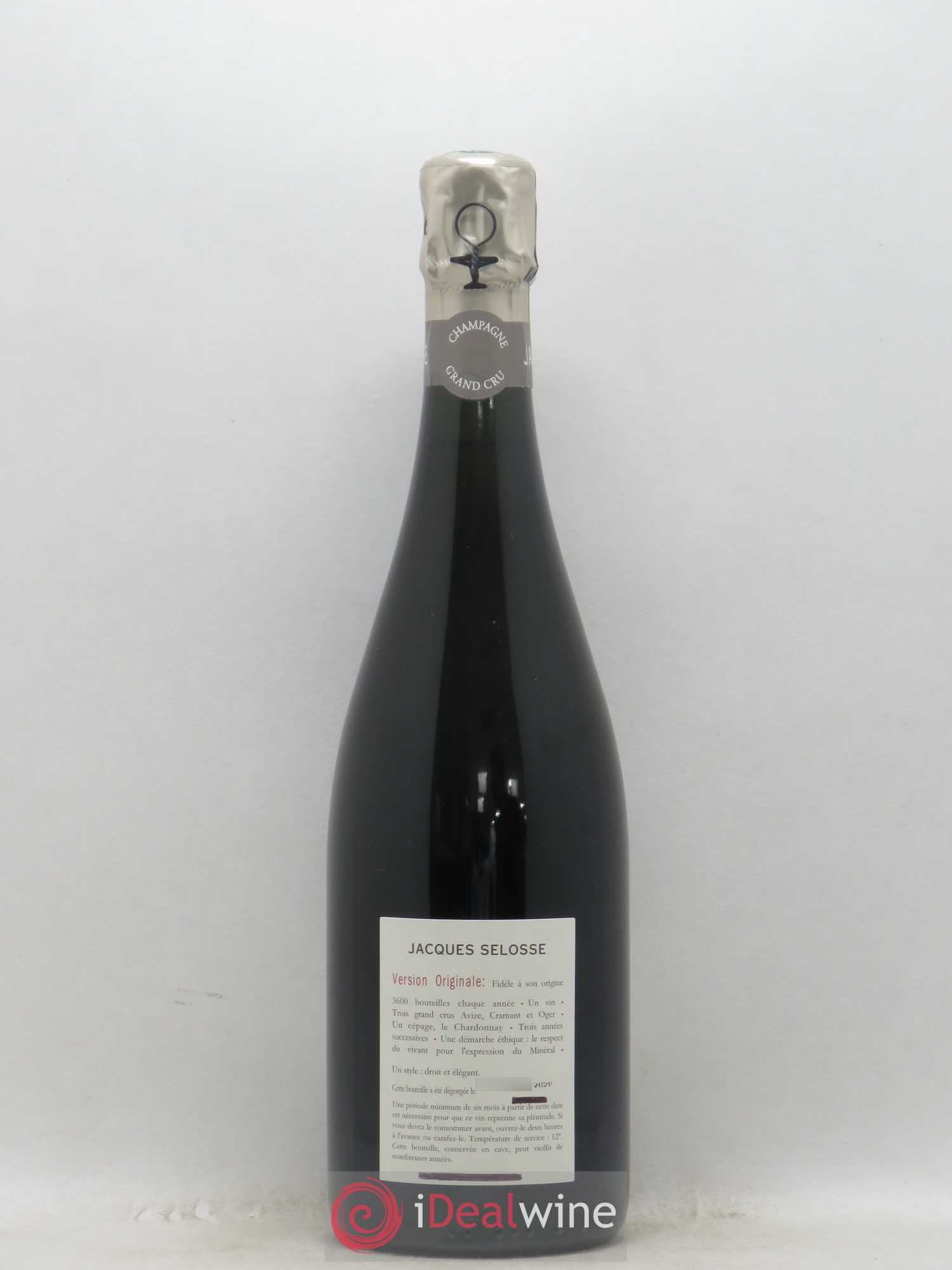 Version Originale Jacques Selosse - Posten von 1 Flasche - 1